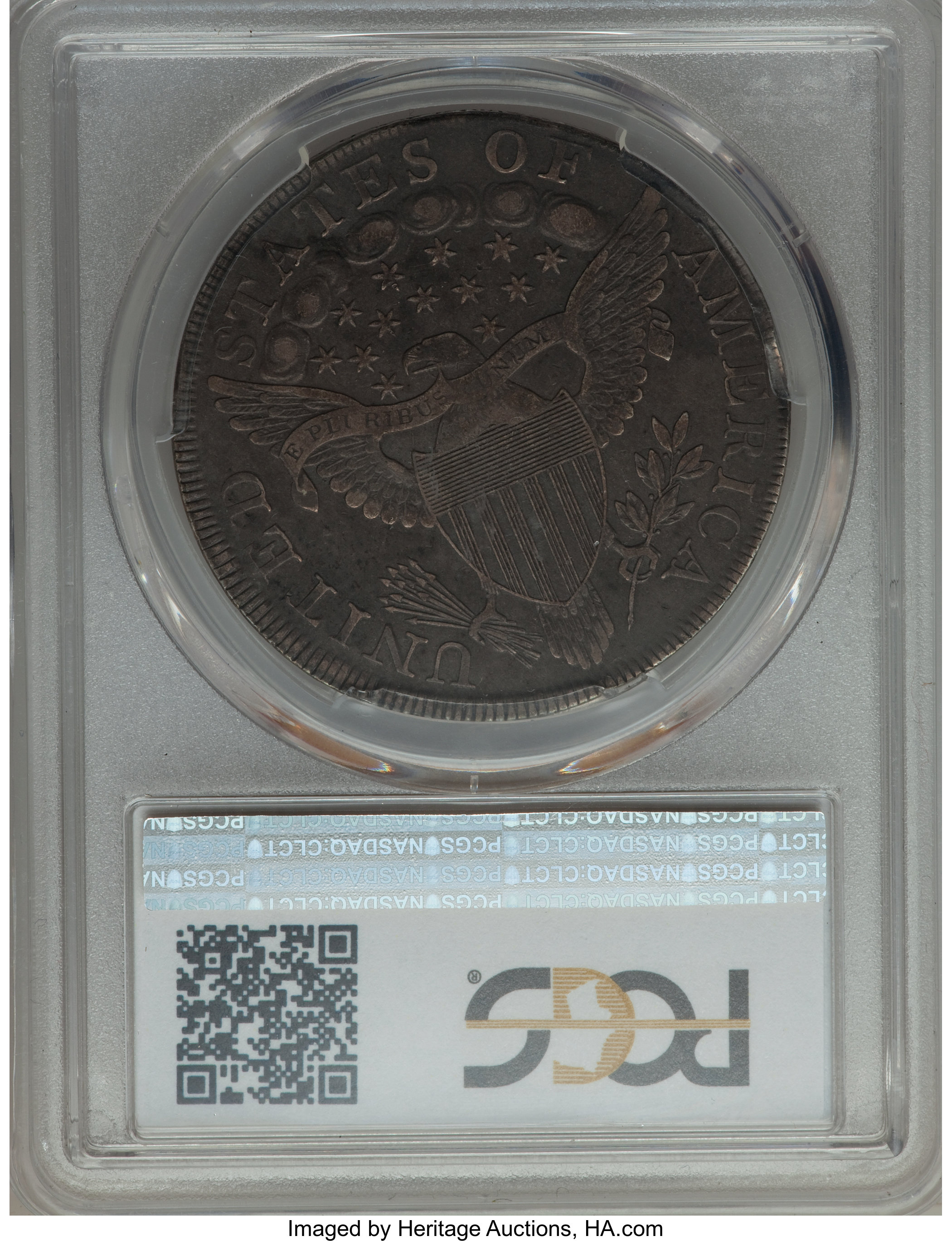 1798 $1  Large Eagle, Pointed 9, Wide Date, B-15, BB-112 VF35 thumbnail 6