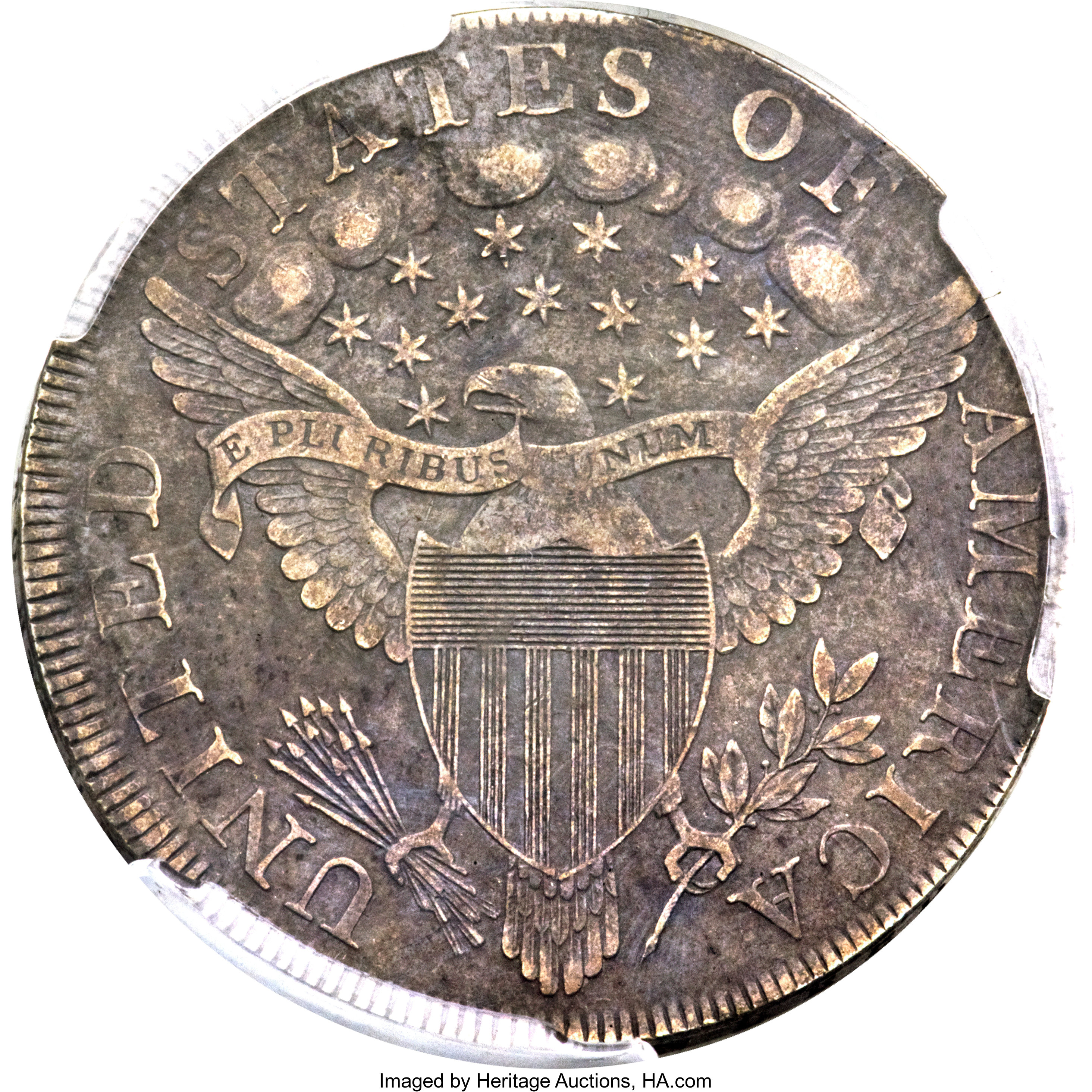 1798 $1  Large Eagle, Pointed 9, Wide Date, B-15, BB-112 VF35 thumbnail 7