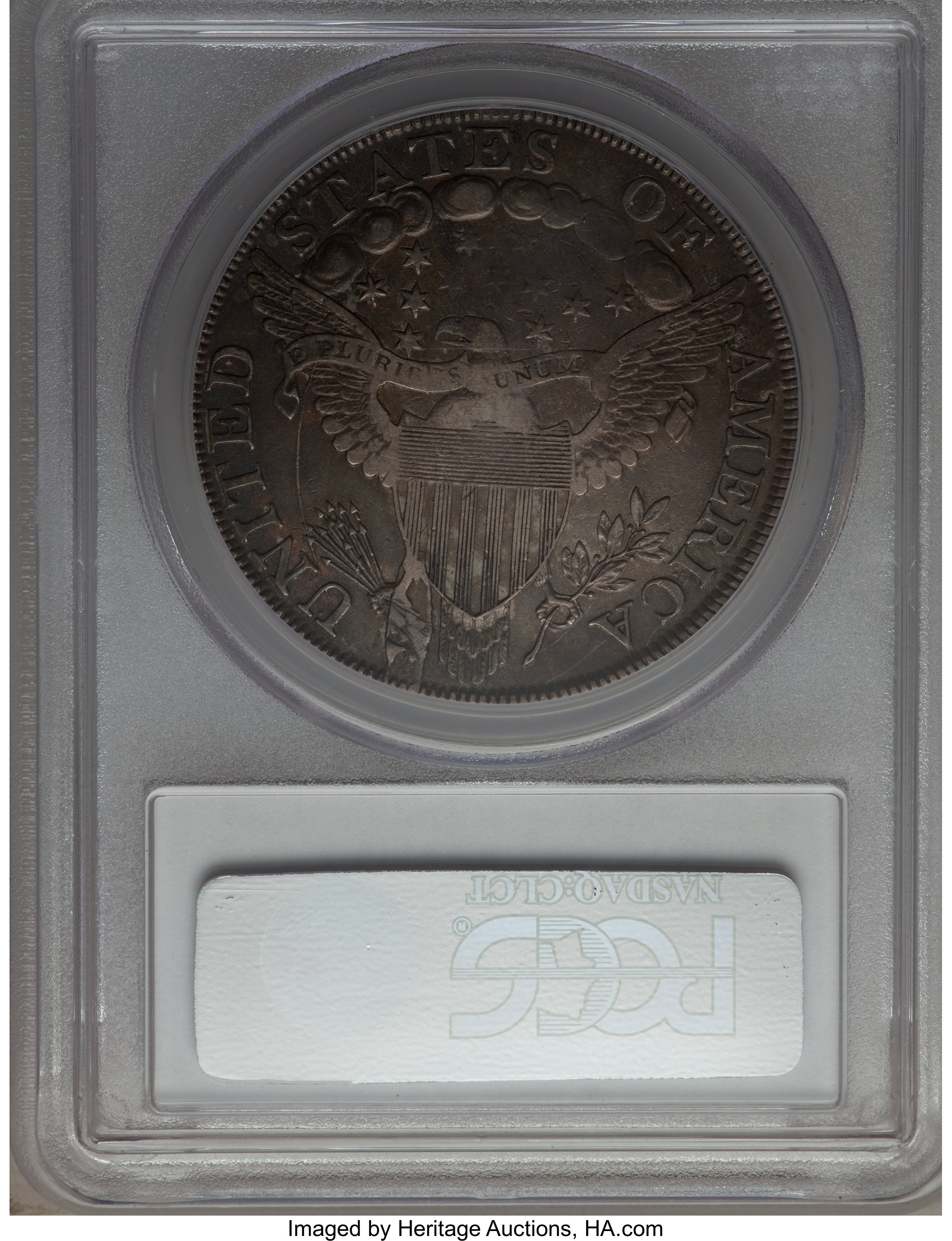 1798 $1  Large Eagle, Pointed 9, Close Date, B-28, BB-118 XF40 thumbnail 15