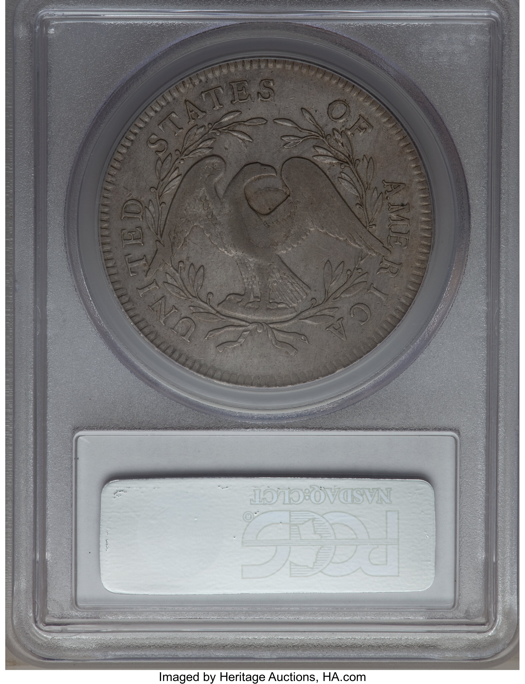 1795 $1  Flowing Hair, Silver Plug, 2 Leaves, B-3, BB-11 XF45 thumbnail 7