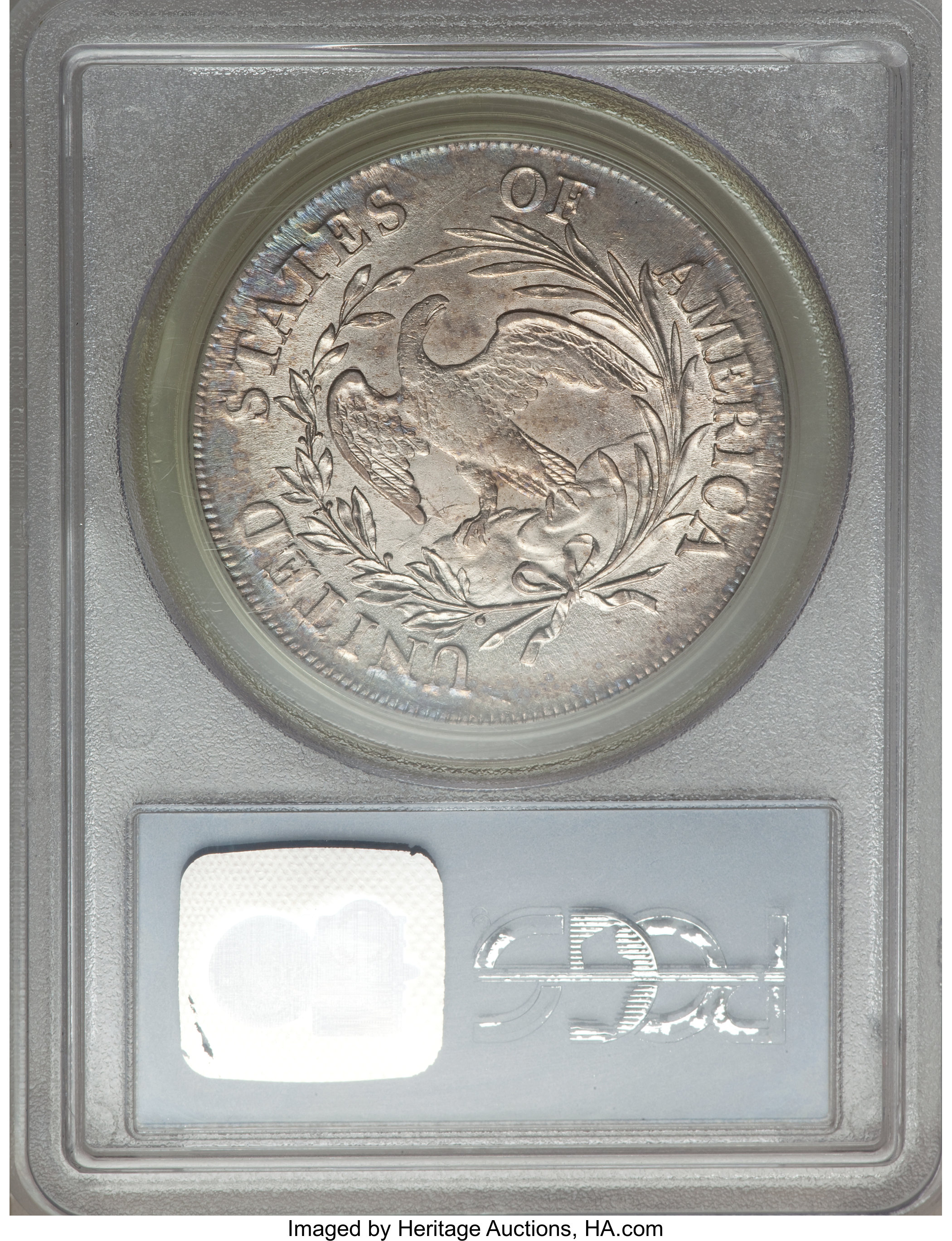 1797 $1  10x6 Stars, Large Letters MS60 thumbnail 11