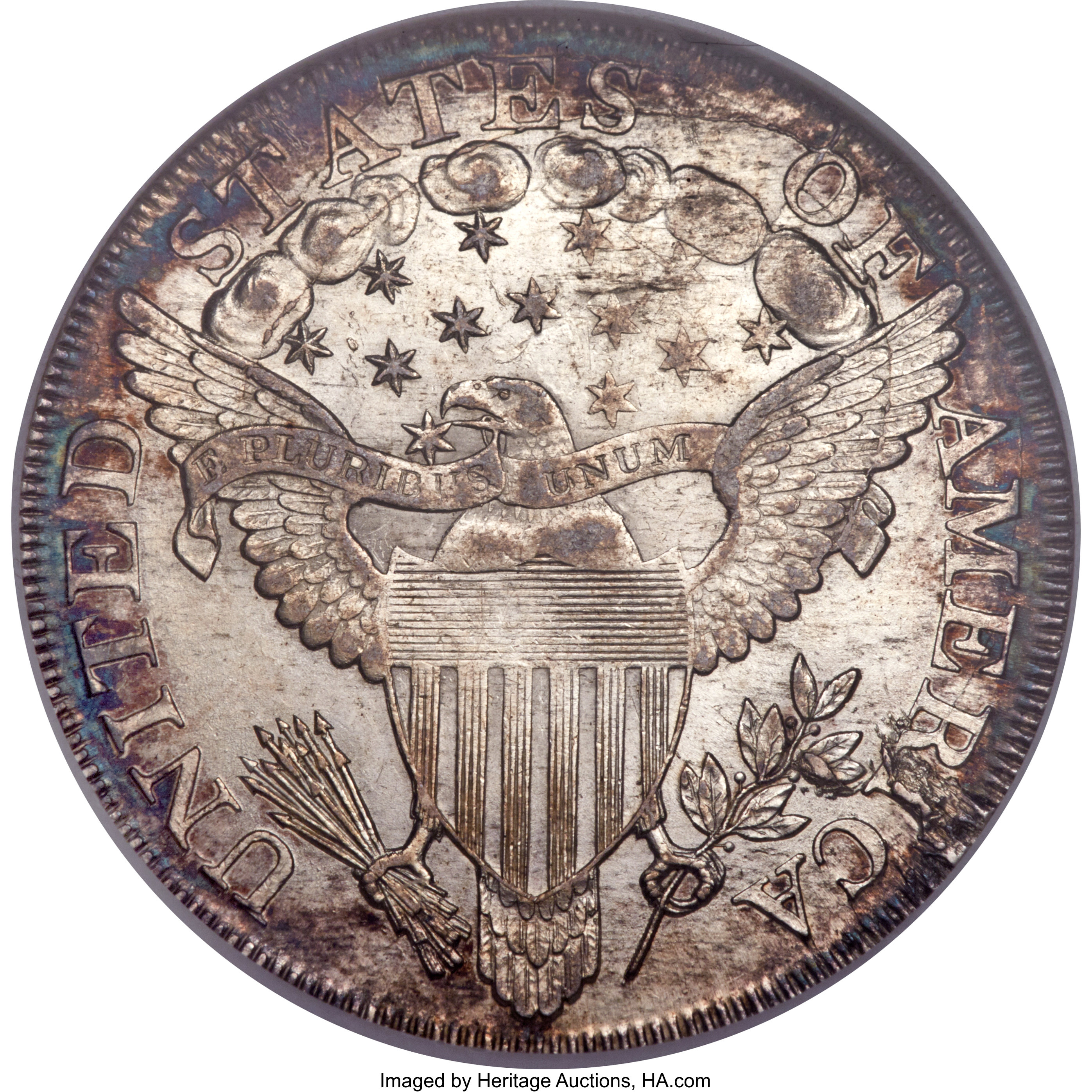 1799/8 $1  13 Stars Reverse MS65 CAC thumbnail 3