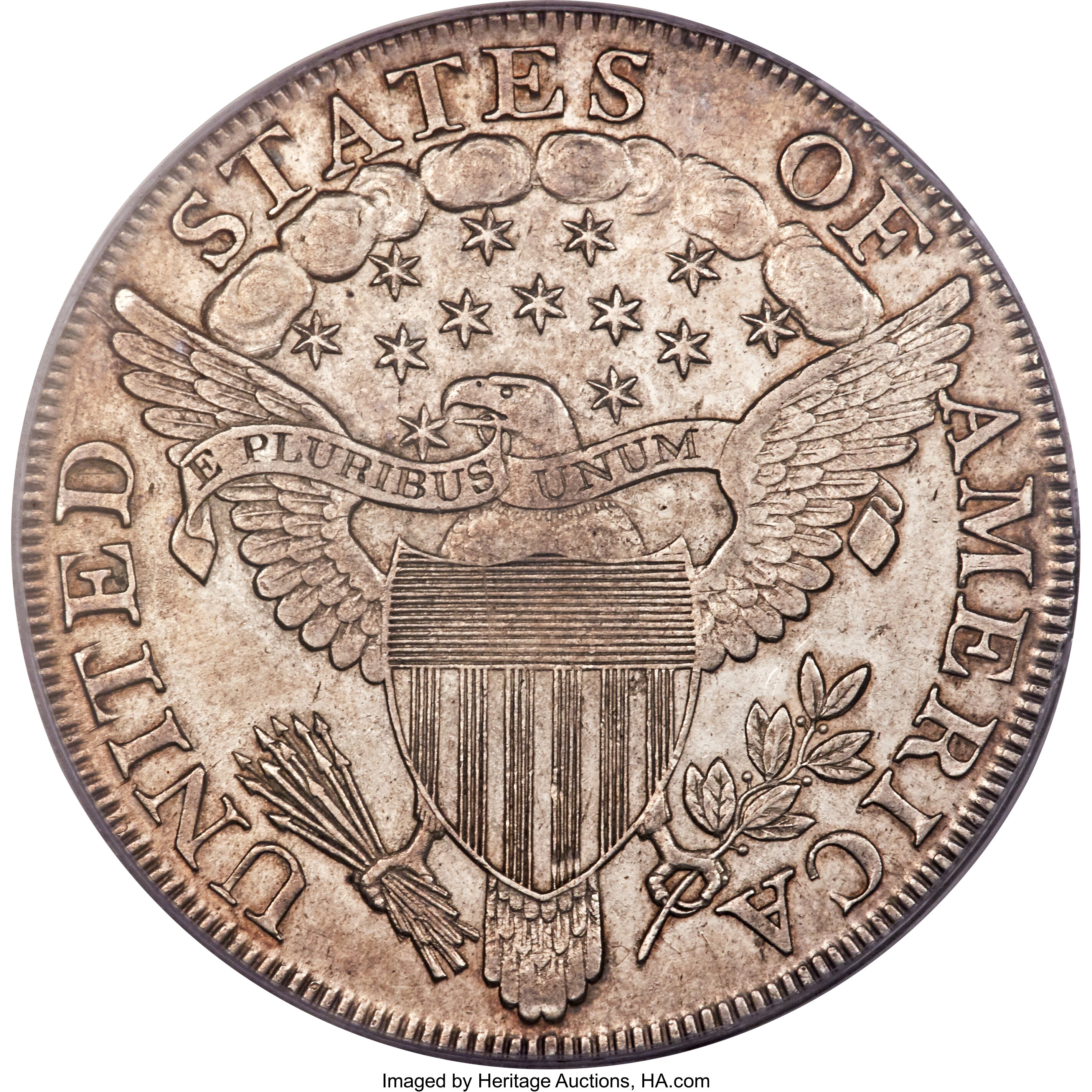 1801 $1  B-2, BB-212 MS62 CAC thumbnail 10