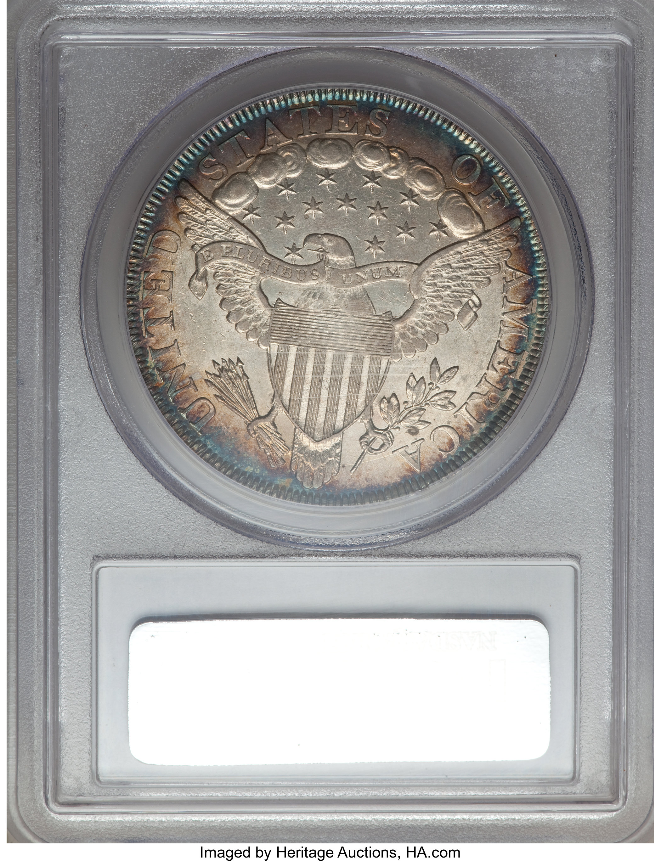 1799 $1  7x6 Stars, B-7, BB-156 AU55 thumbnail 3
