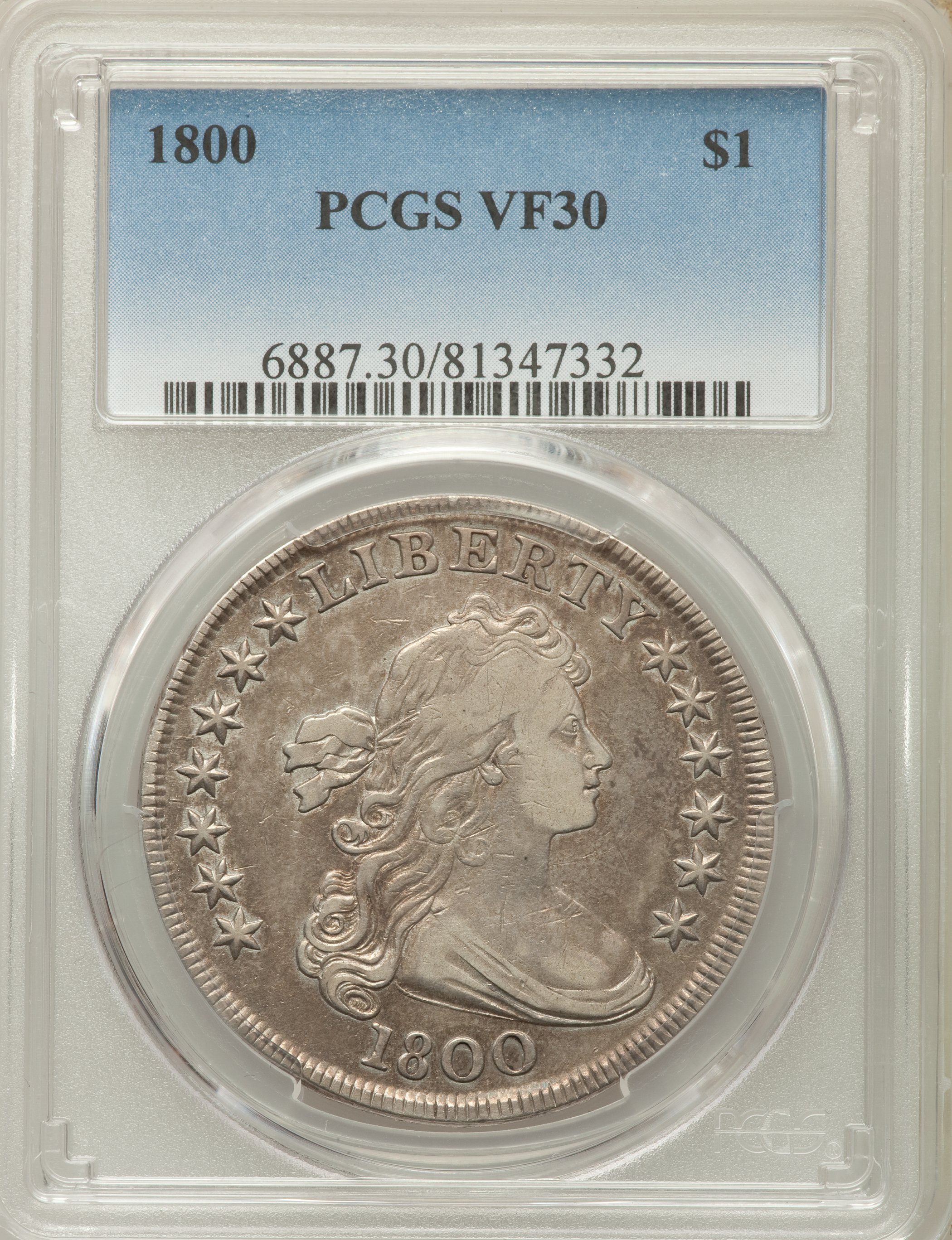 1800 $1  B-8, BB-188 VG10 thumbnail 22