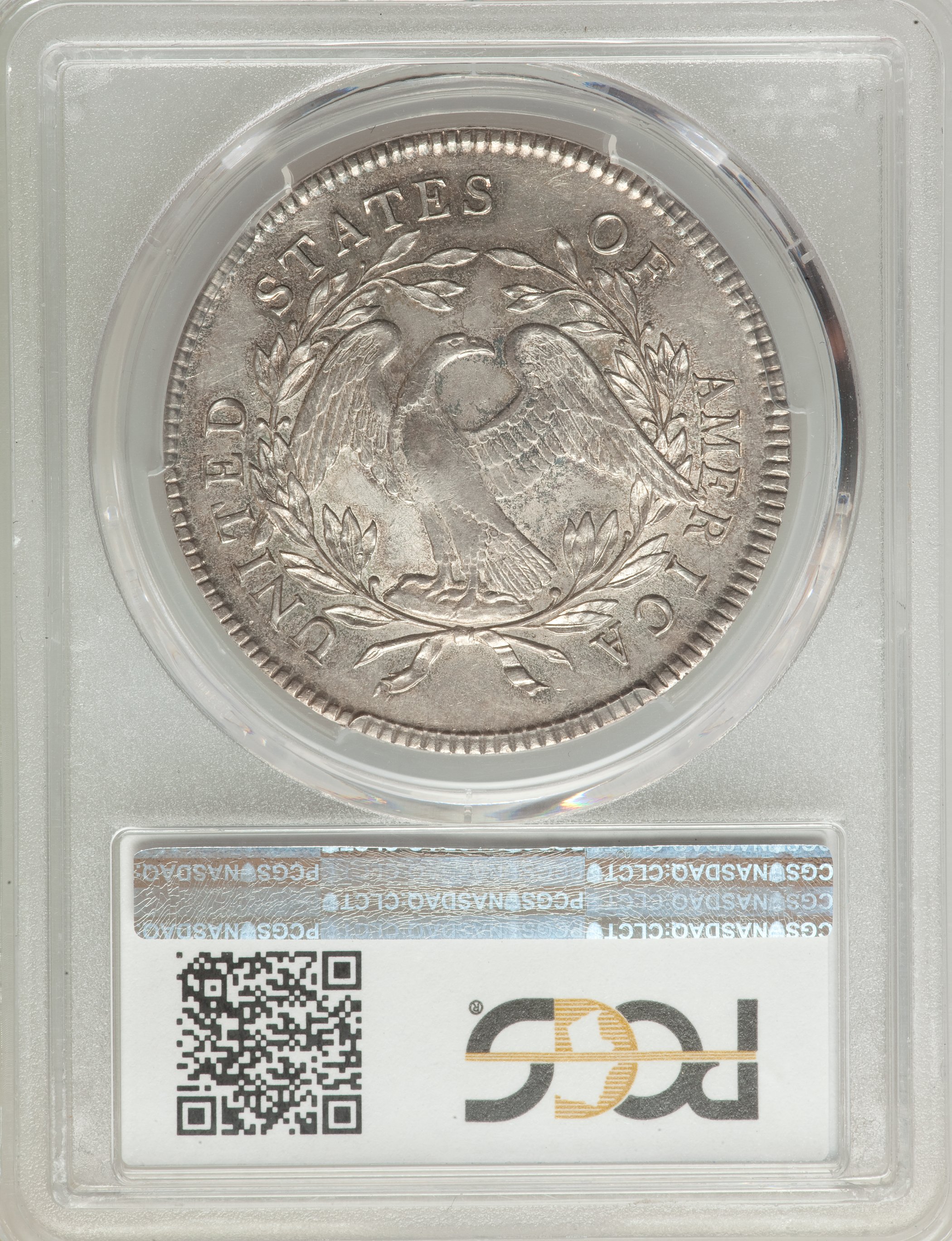 1795 $1  Flowing Hair, 3 Leaves, B-7, BB-18 MS63 CAC thumbnail 13