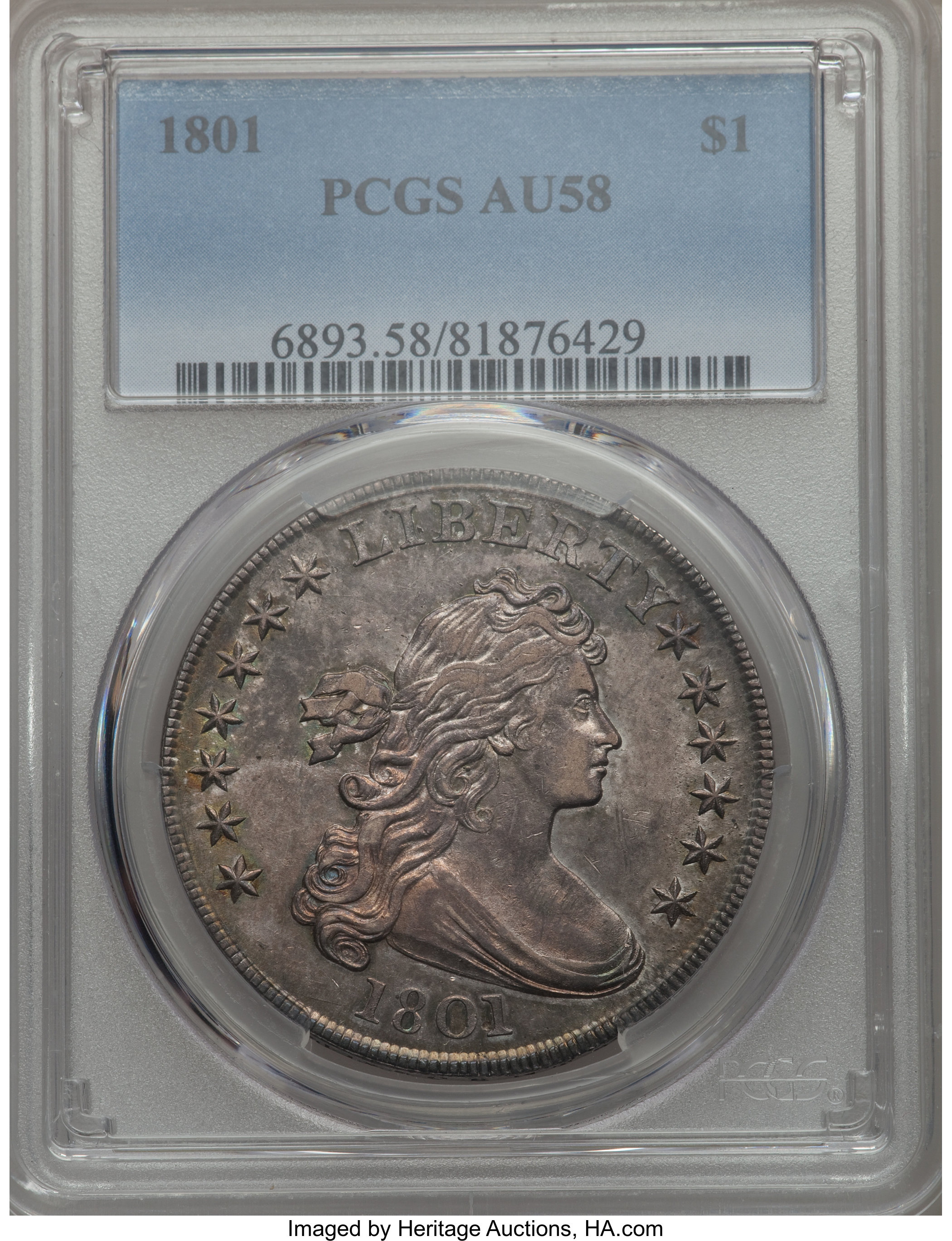 1801 $1  B-3, BB-213 MS61 thumbnail 12