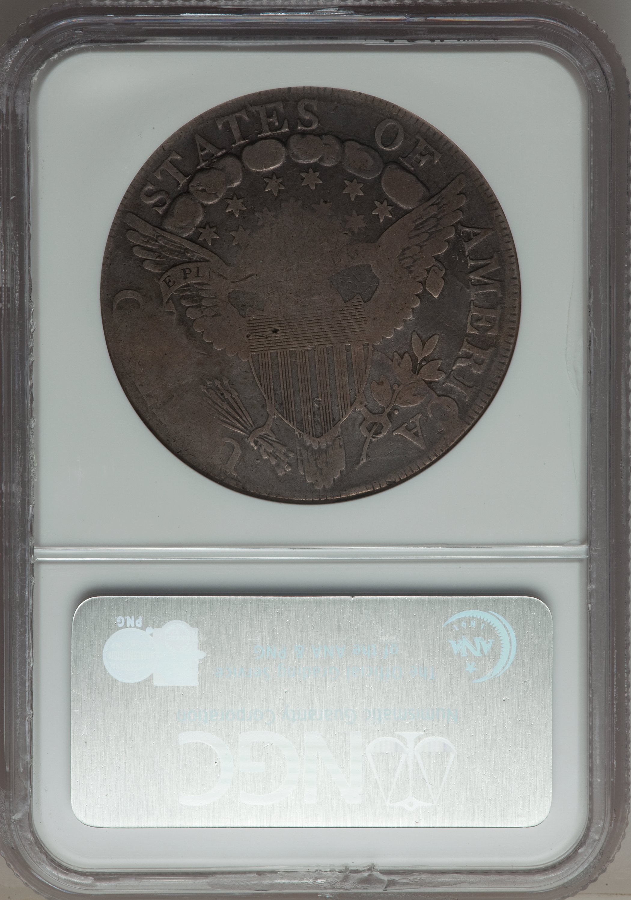 1798 $1  Large Eagle, Pointed 9, 4 Berries, B-8, BB-125 AG3 thumbnail 9