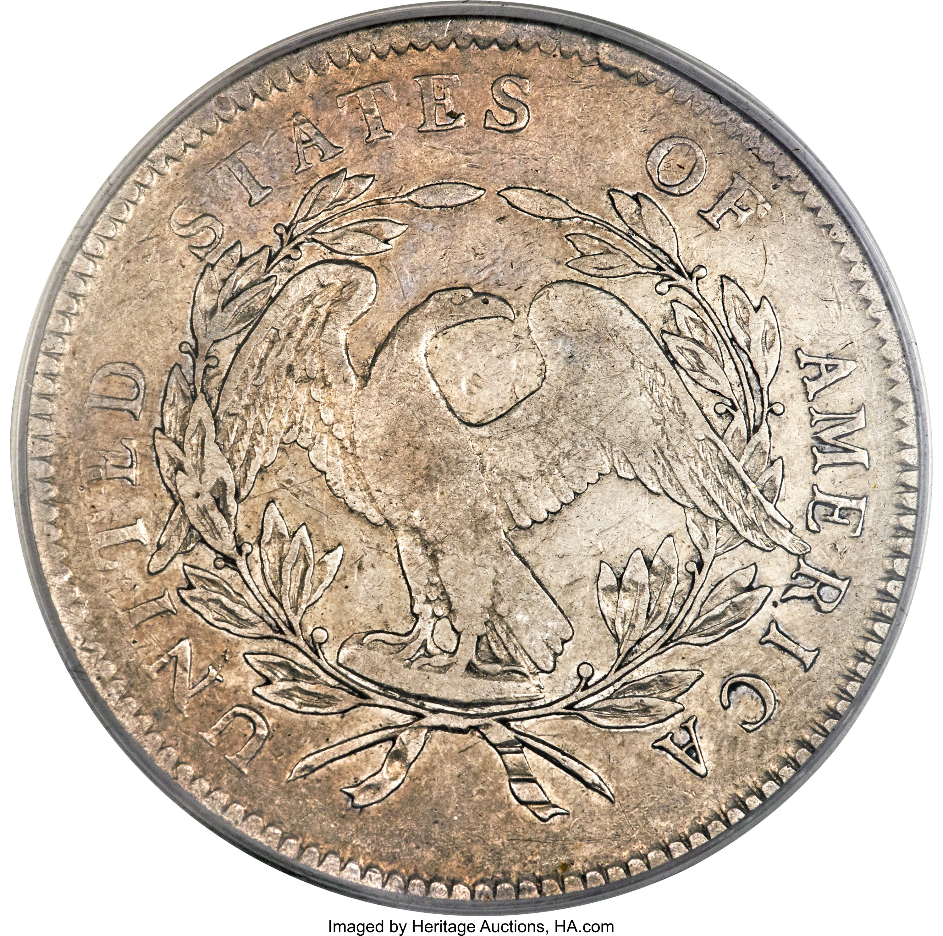 1795 $1  Flowing Hair, 3 Leaves, B-6, BB-25 VF20 thumbnail 7