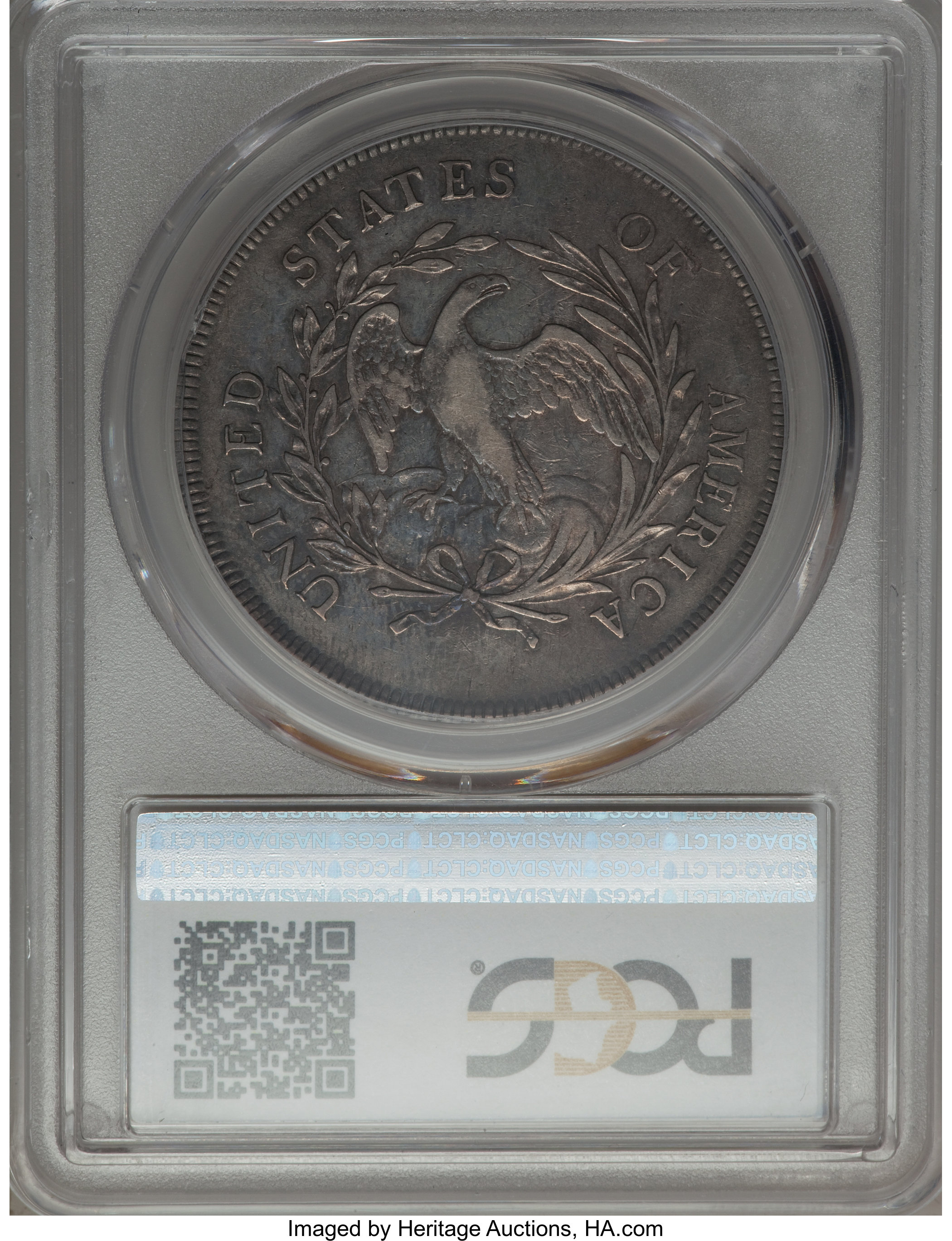 1796 $1  Small Date, Small Letters, B-1, BB-66 VF35 thumbnail 14