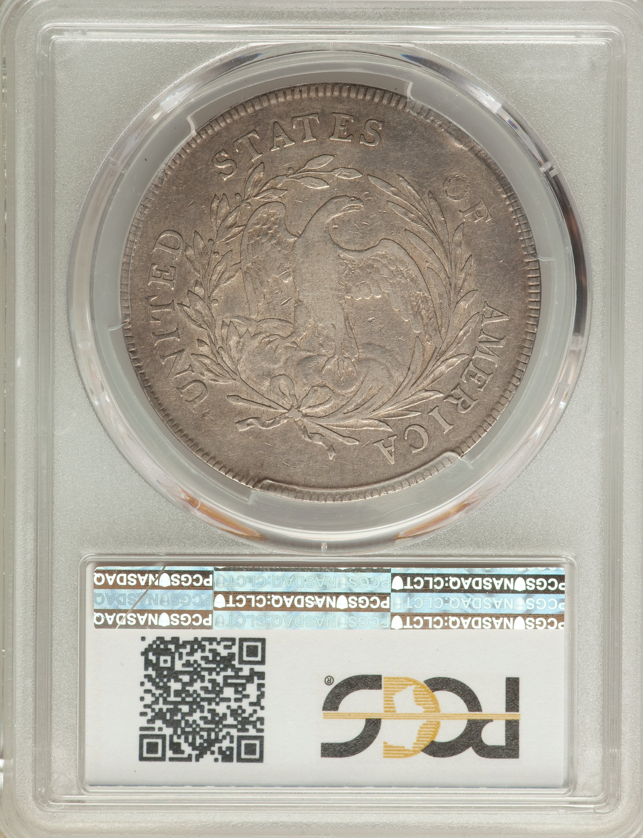 1798 $1  Small Eagle, 15 Stars Obverse, B-2, BB-81 VF35 thumbnail 2