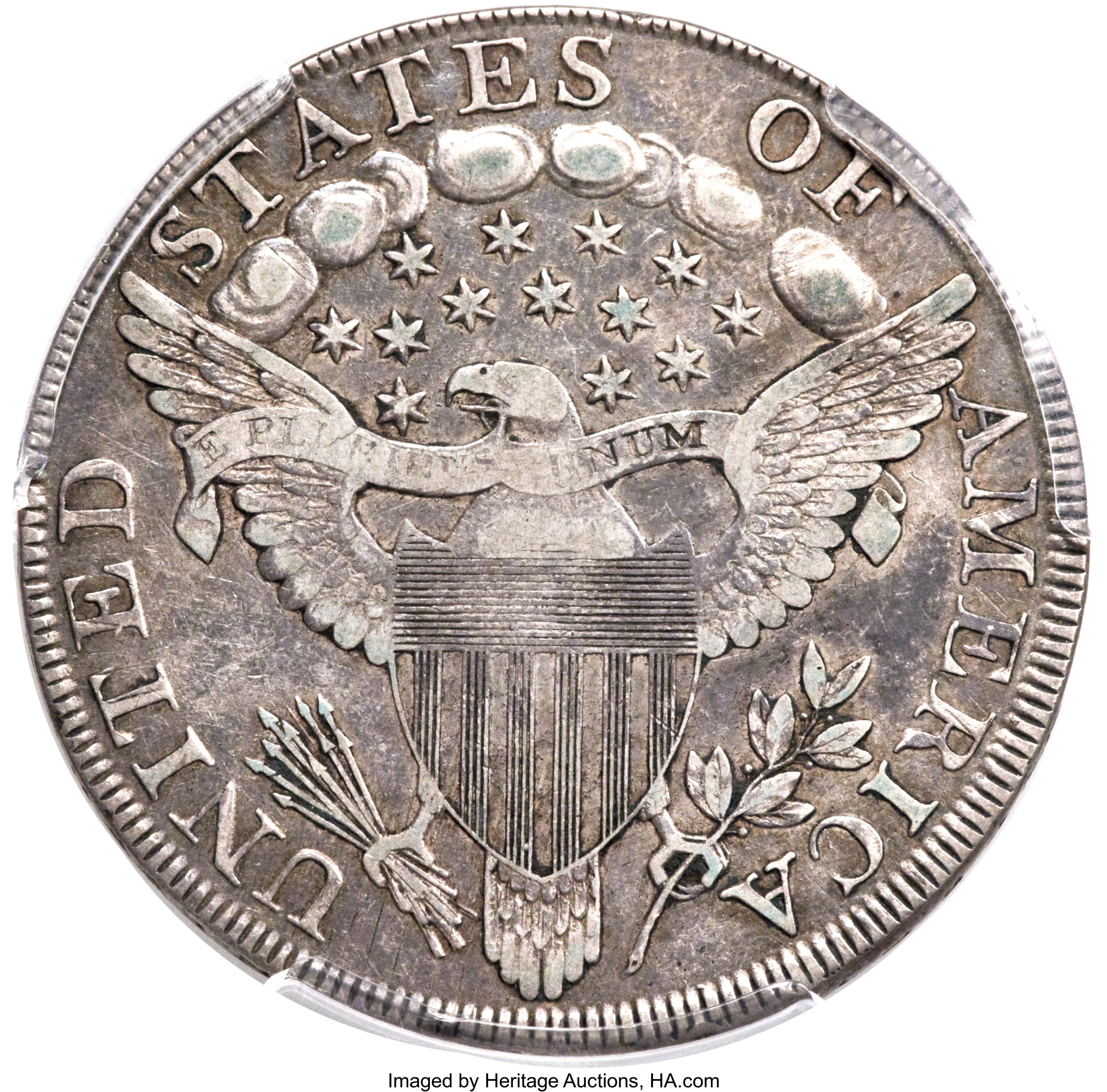 1798 $1  Large Eagle, Pointed 9, 10 Arrows, B-21, BB-107 VF35 thumbnail 22