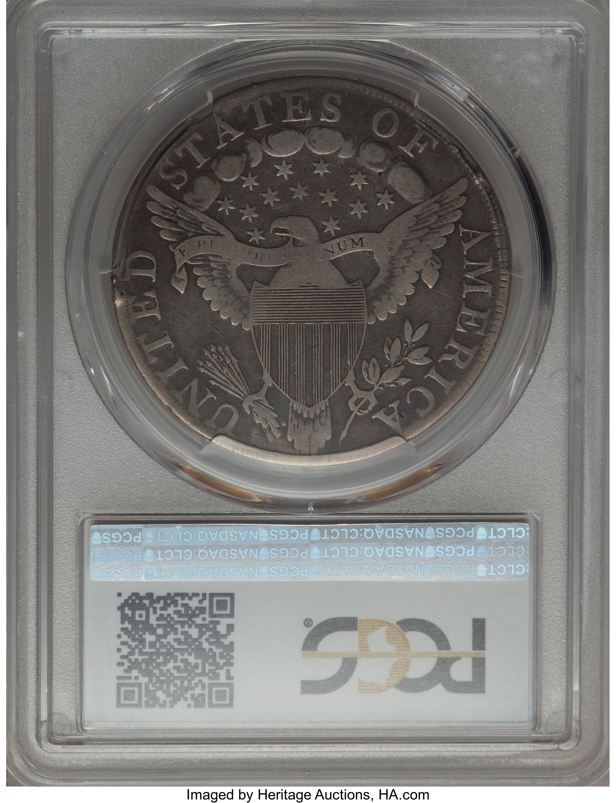 1798 $1  Large Eagle, Pointed 9, Close Date, B-27, BB-113 AG3 thumbnail 5