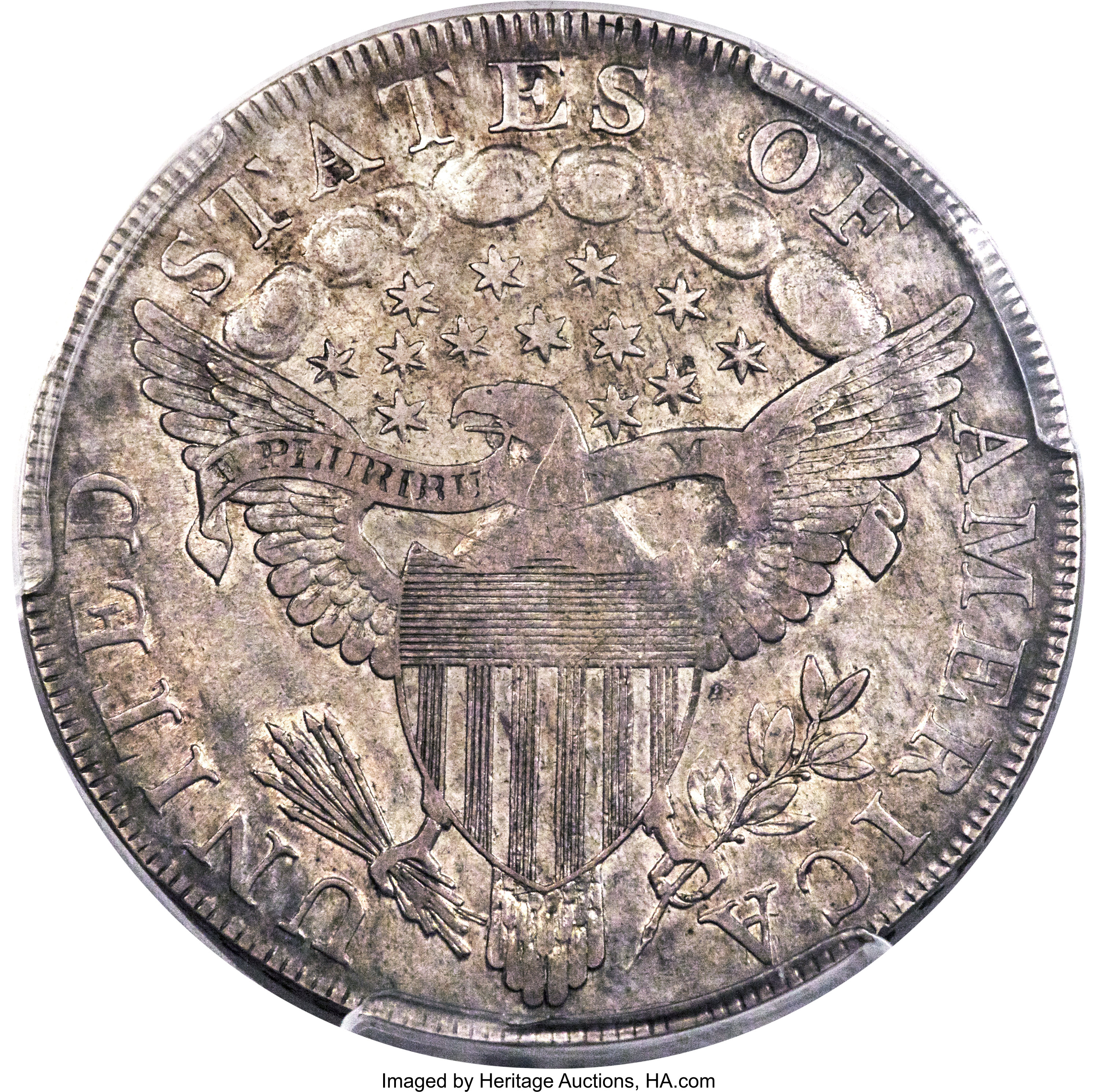 1798 $1  Large Eagle, Pointed 9, Close Date, B-9, BB-121 VF35 thumbnail 21
