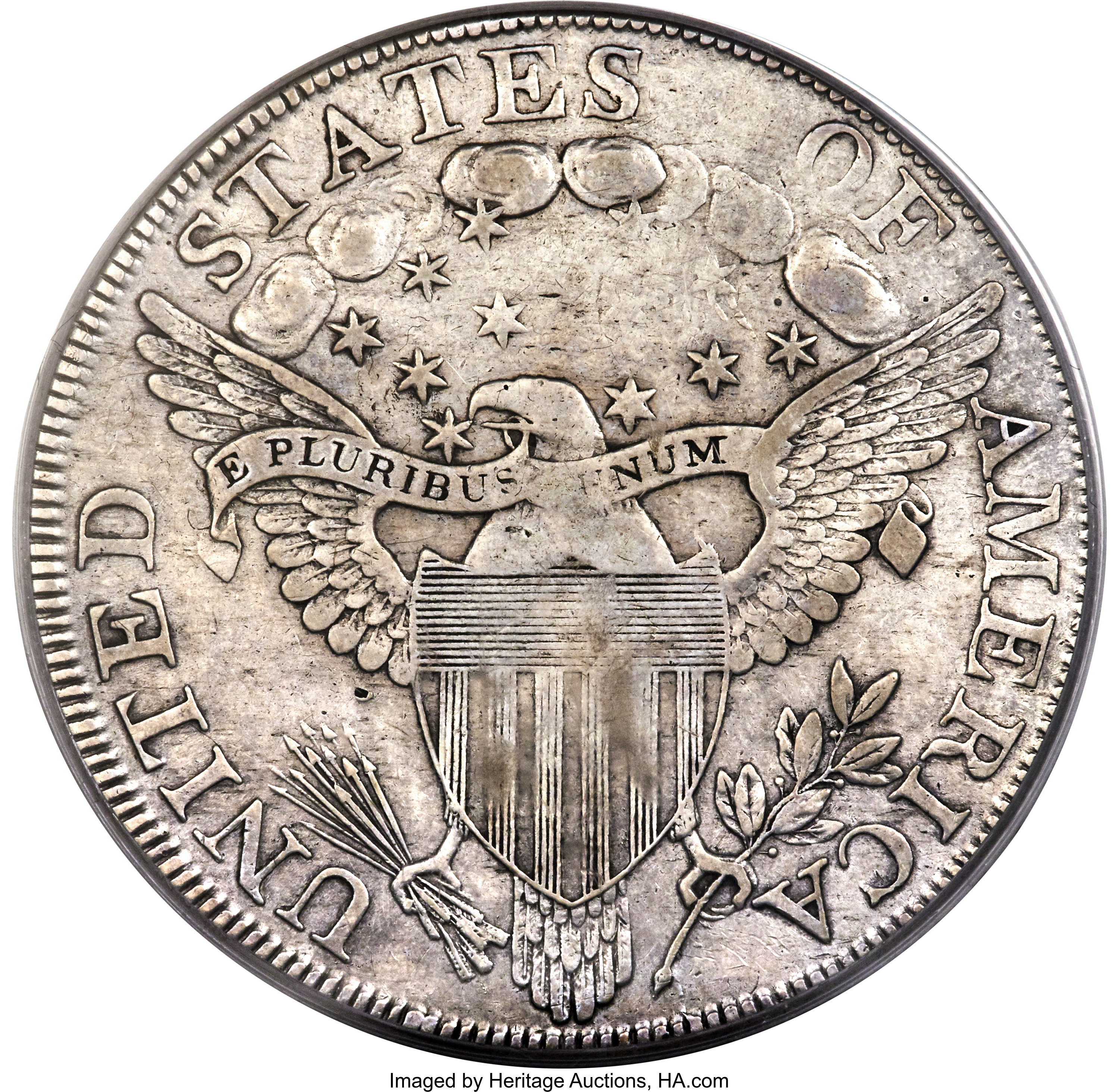 1798 $1  Large Eagle, Pointed 9, Close Date, B-25, BB-123 VF20 thumbnail 24