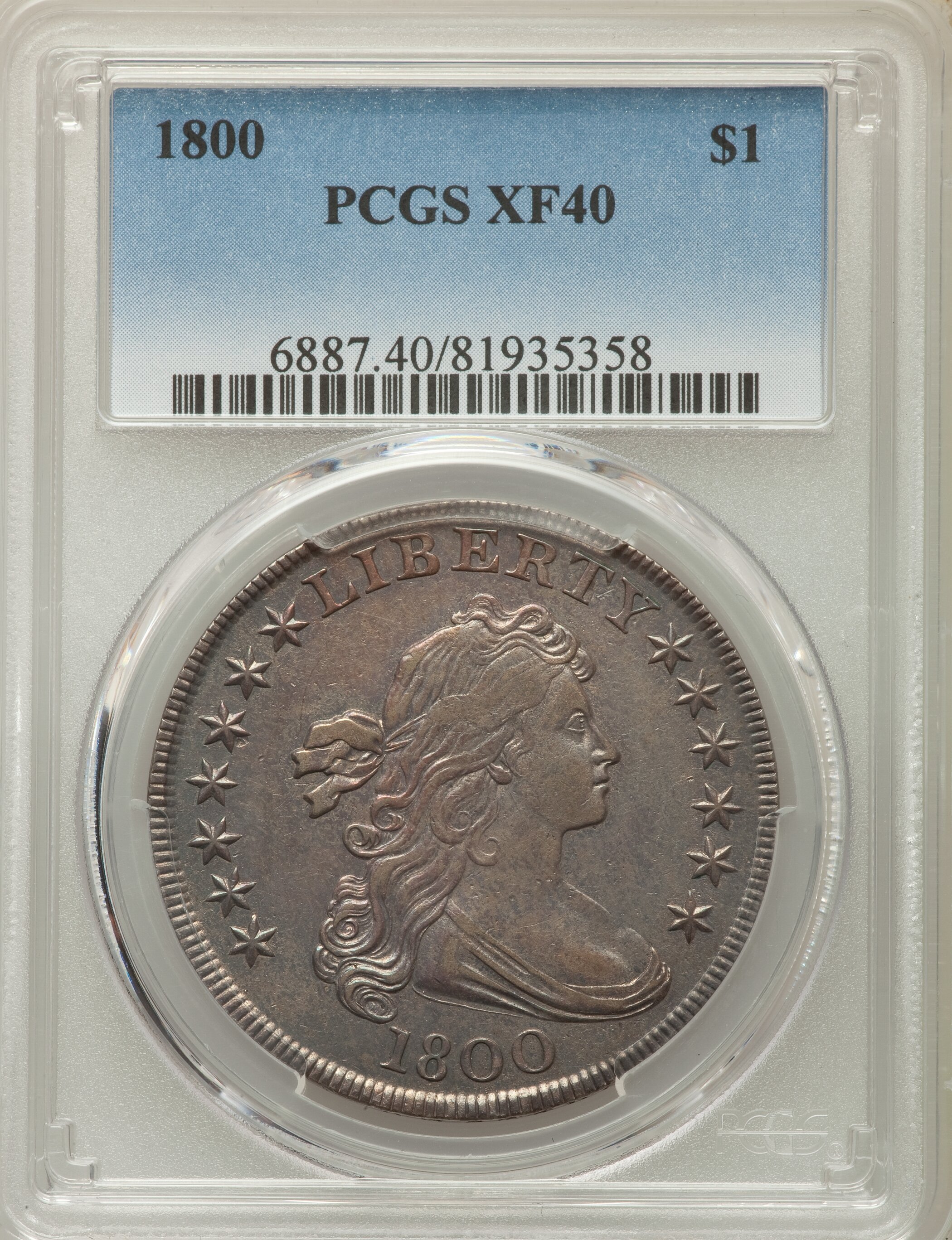 1800 $1  B-5, BB-189 VF30 thumbnail 24