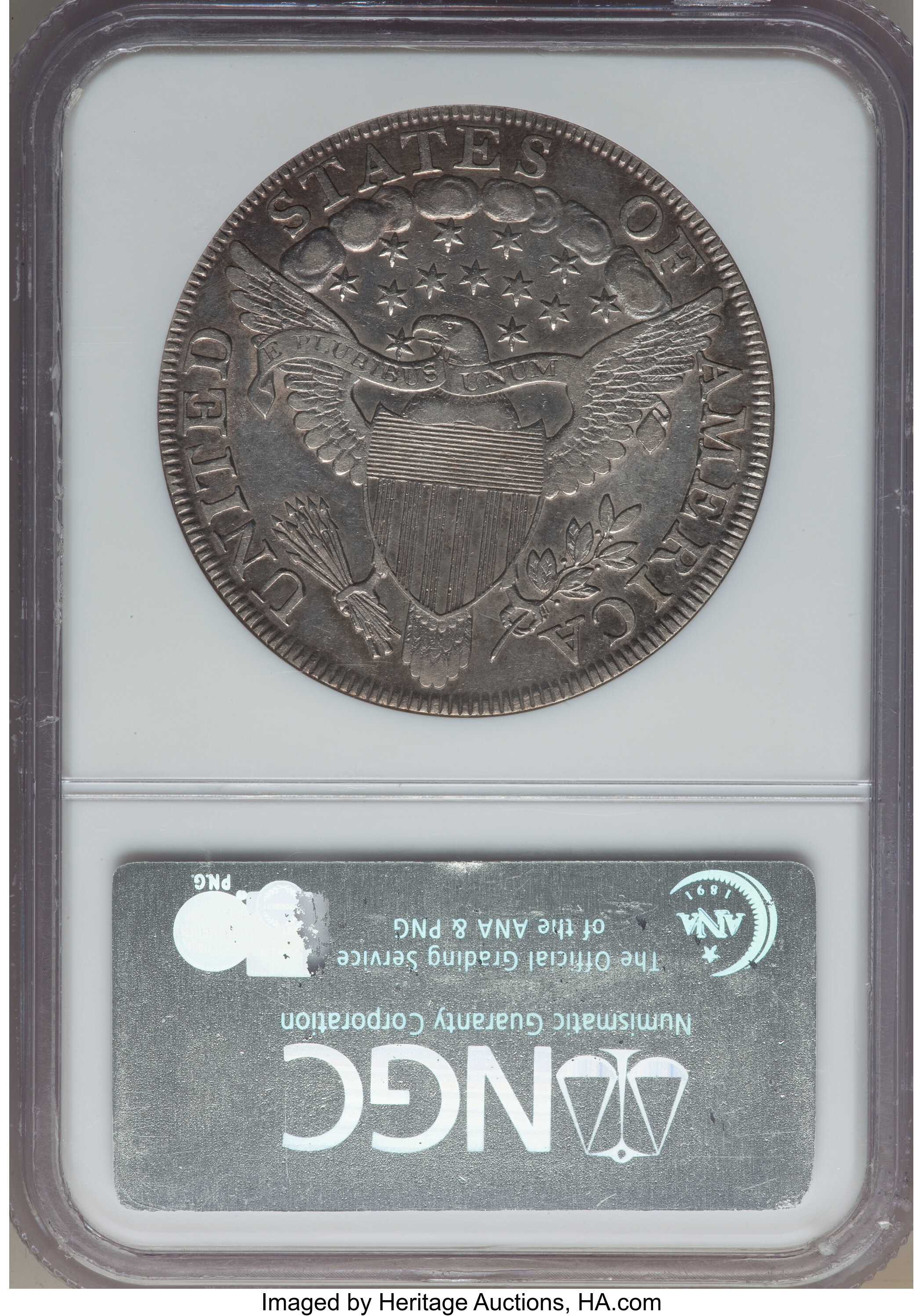1802/1 $1  Narrow Date, B-1, BB-231 XF40 thumbnail 3