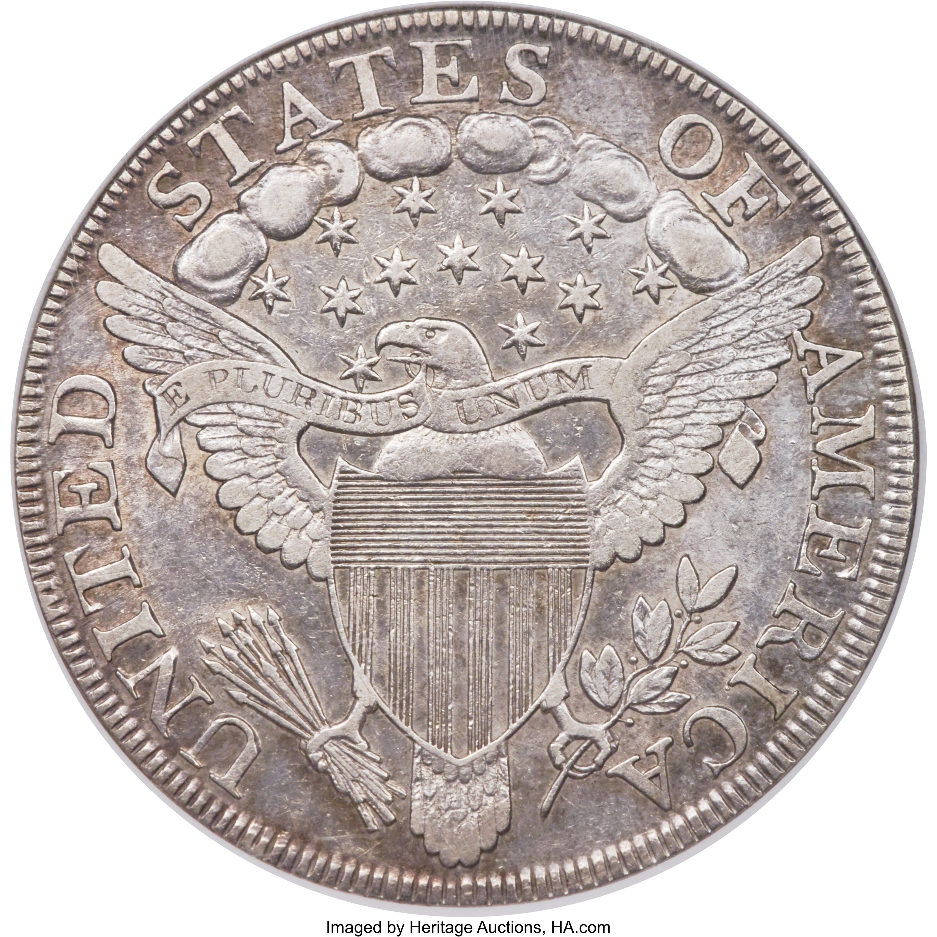 1802/1 $1  Narrow Date, B-1, BB-231 XF40 thumbnail 4