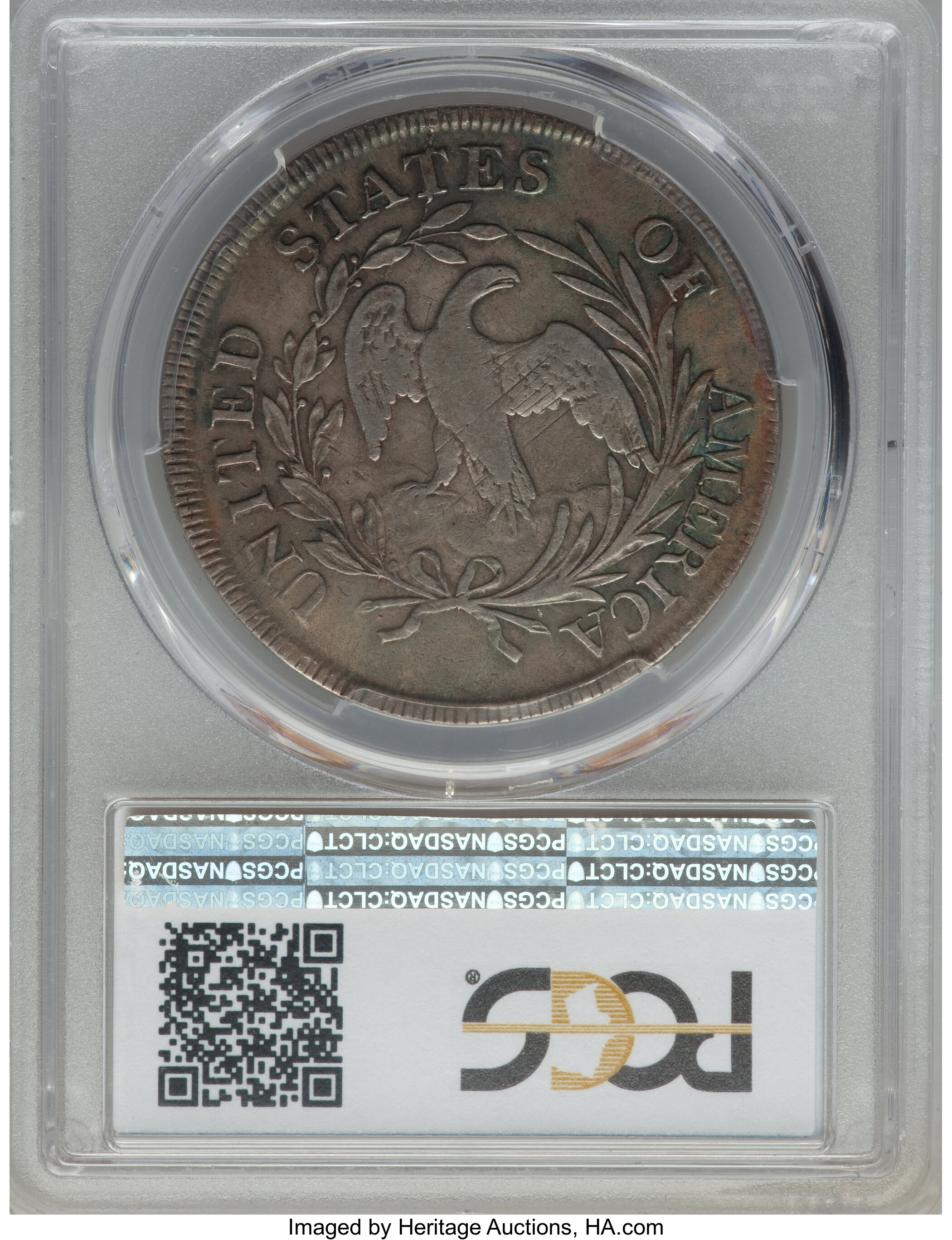 1798 $1  Small Eagle, 13 Stars Obverse, B-1, BB-82 VF30 thumbnail 2