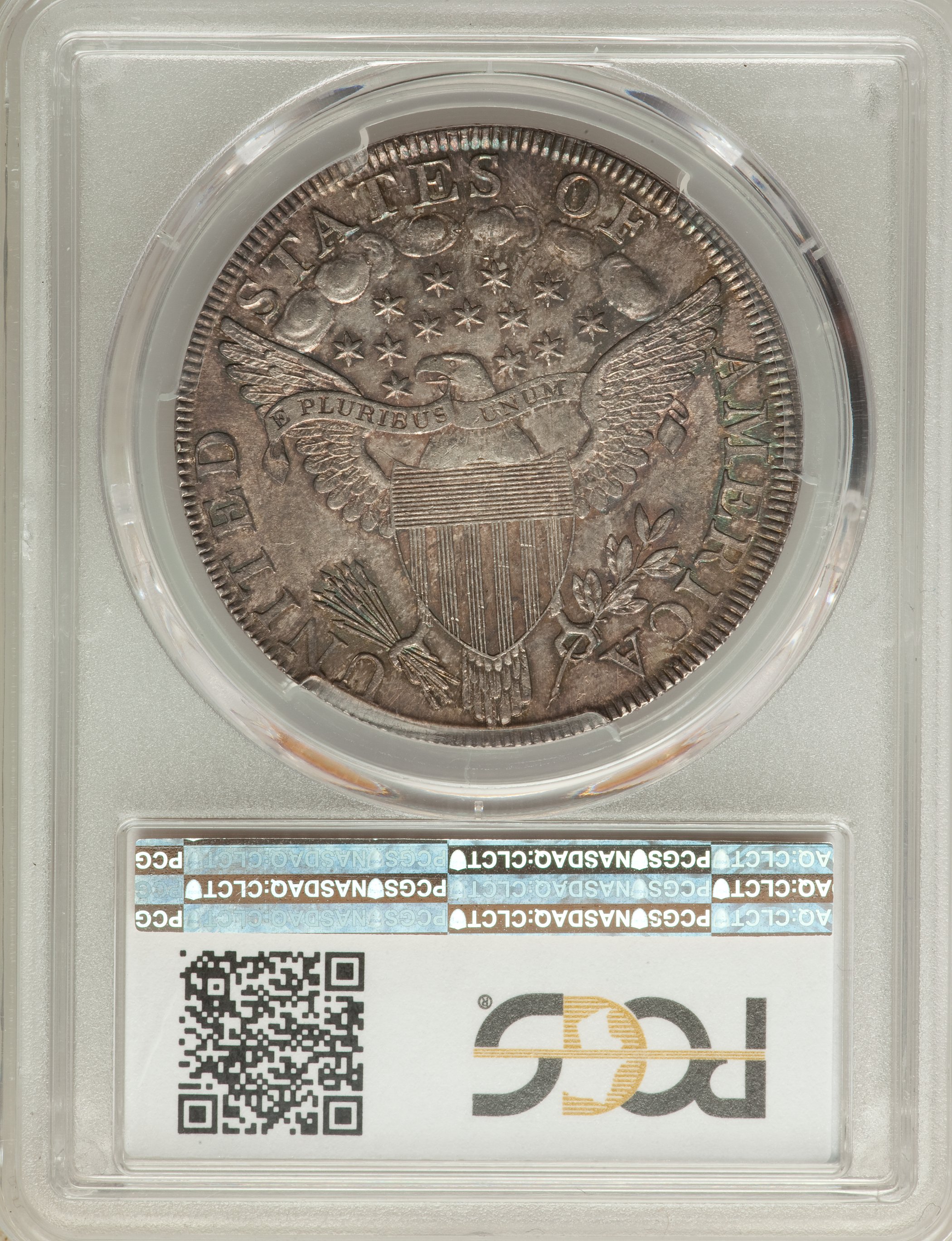 1798 $1  Large Eagle, Pointed 9, Wide Date MS63 thumbnail 2