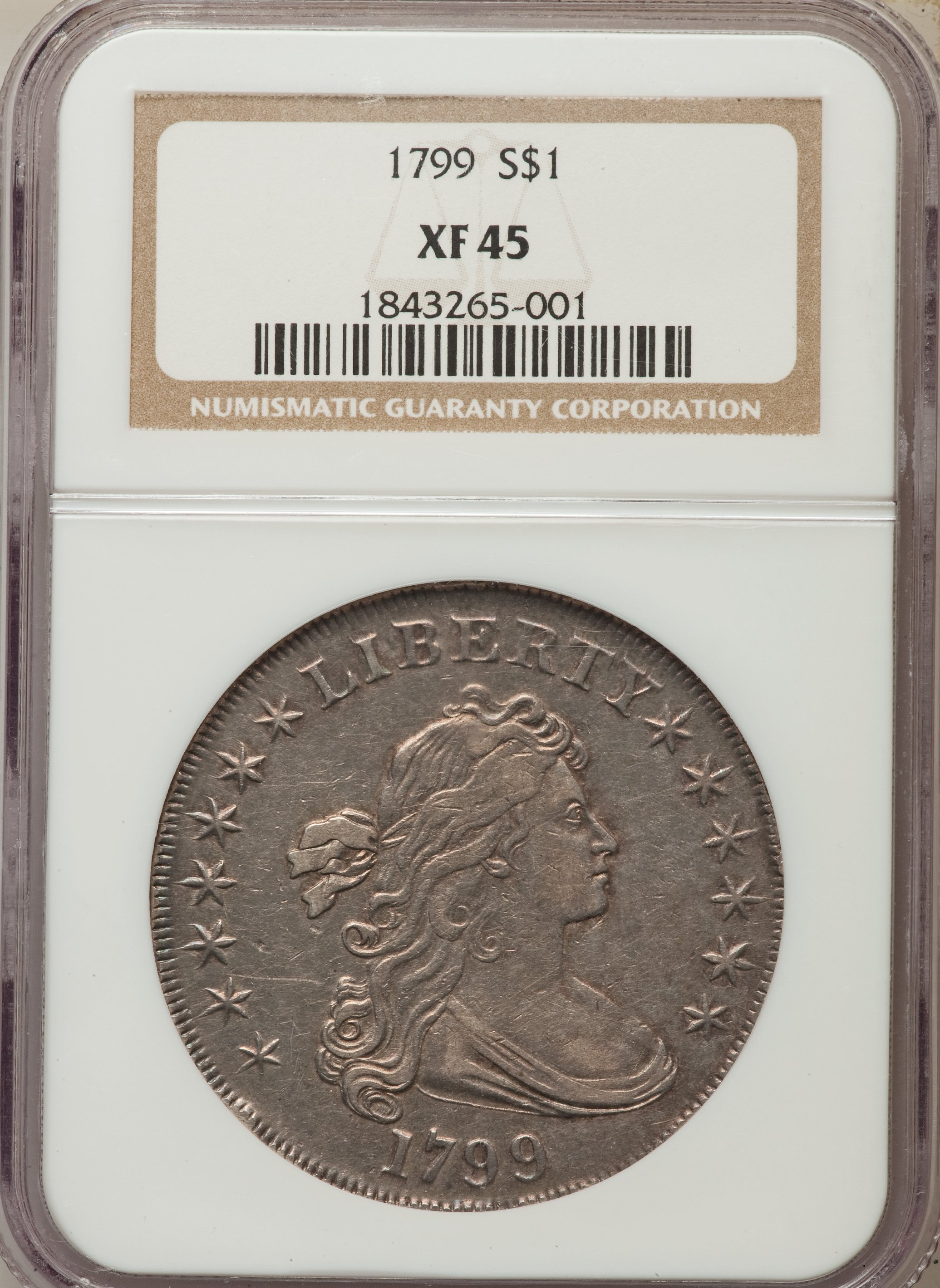 1799 $1  7x6 Stars, B-6, BB-162 MS64 thumbnail 26
