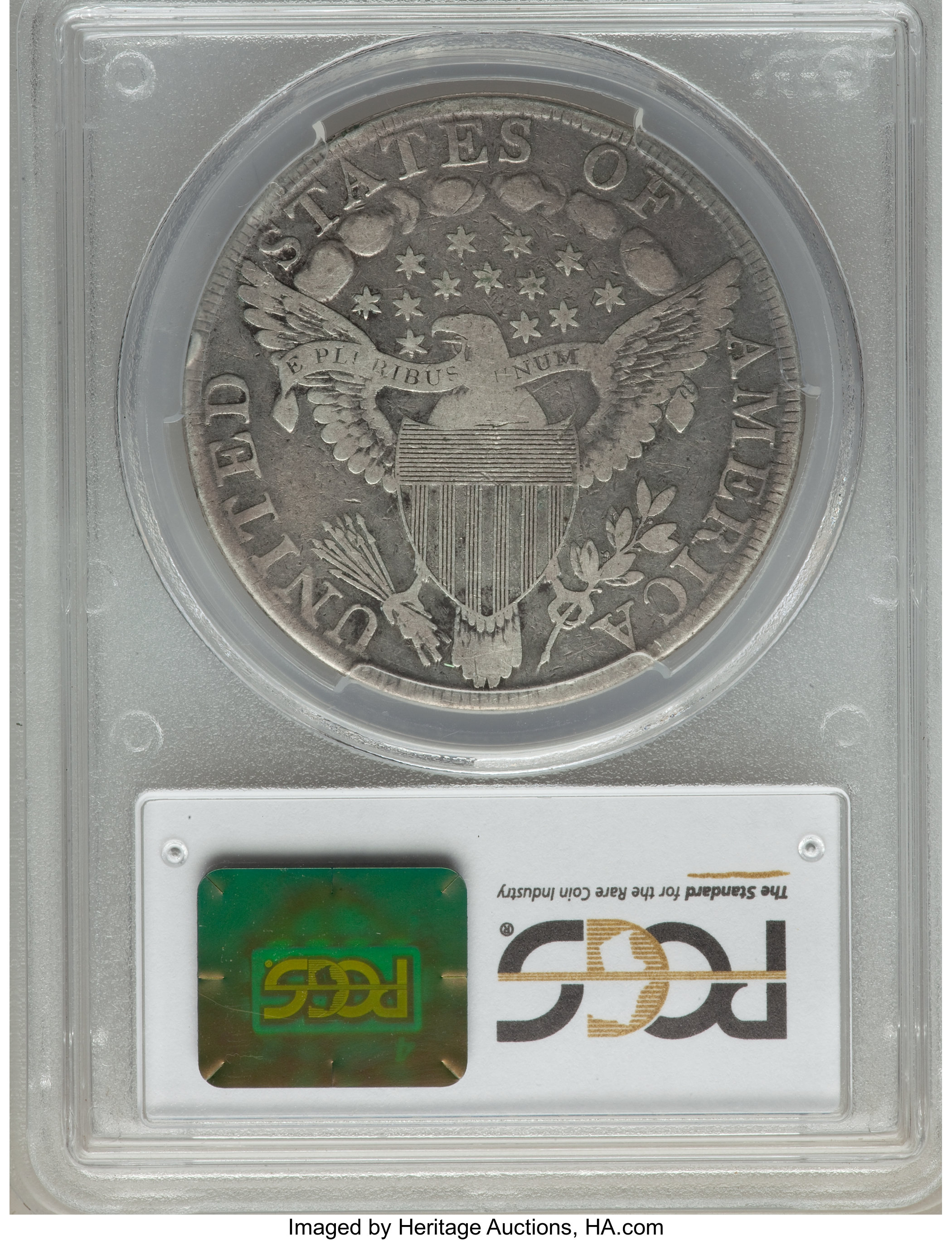 1798 $1  Large Eagle, Pointed 9, Wide Date VG10 thumbnail 2