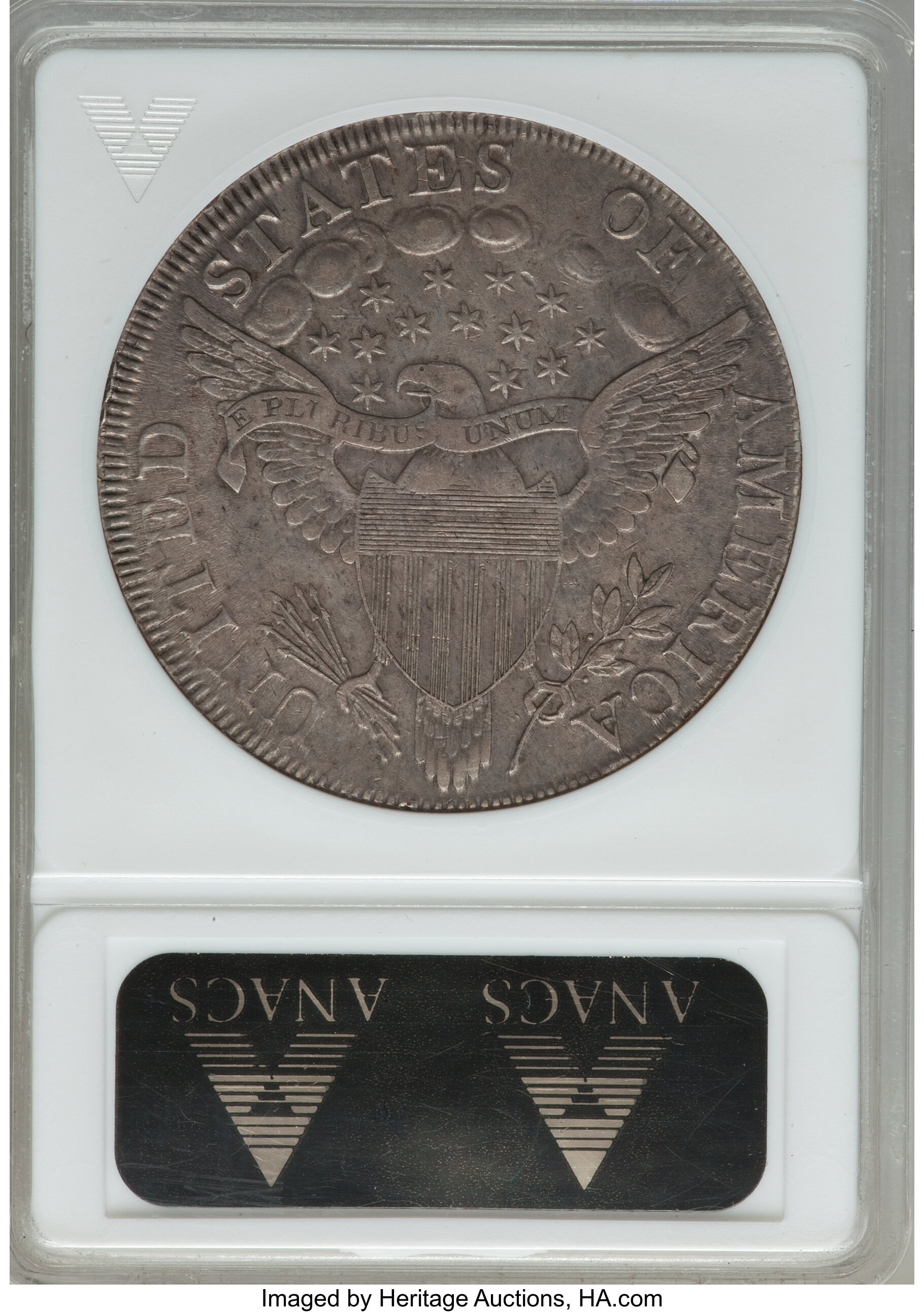 1798 $1  Large Eagle, Pointed 9, 10 Arrows, B-13, BB-108 MS60 thumbnail 21