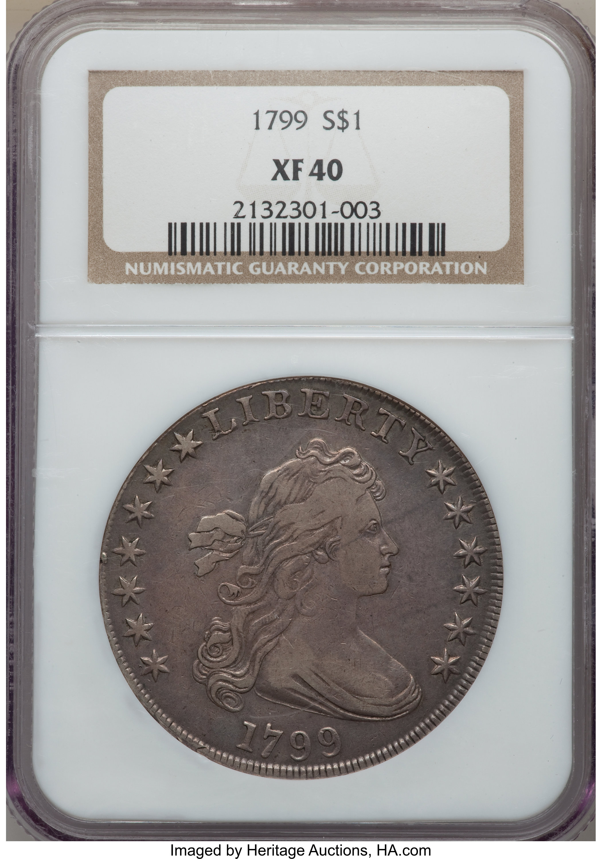 1799 $1  7x6 Stars, B-8, BB-165 XF40 thumbnail 6