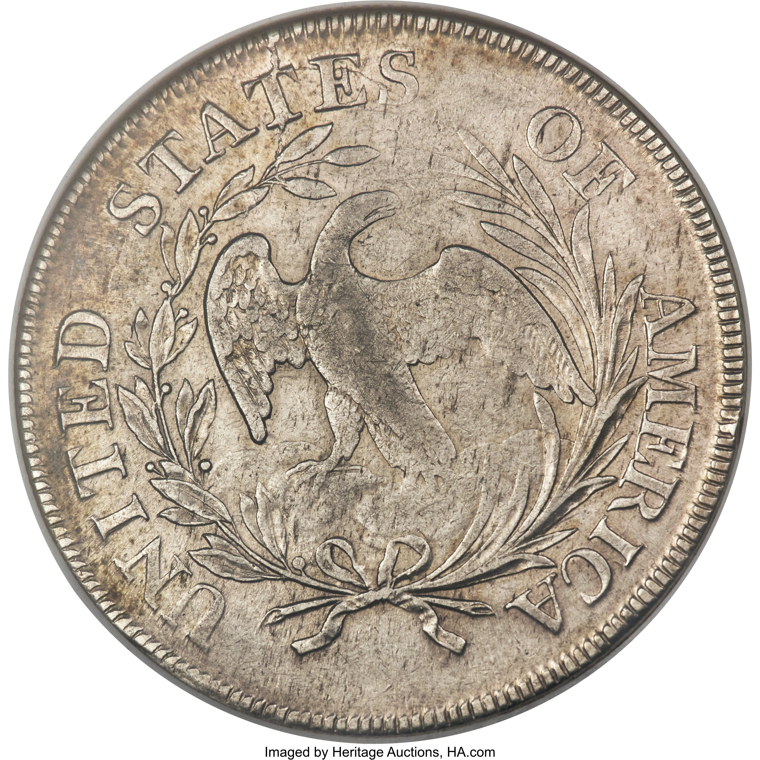 1798 $1  Small Eagle, 13 Stars Obverse MS62 thumbnail 12