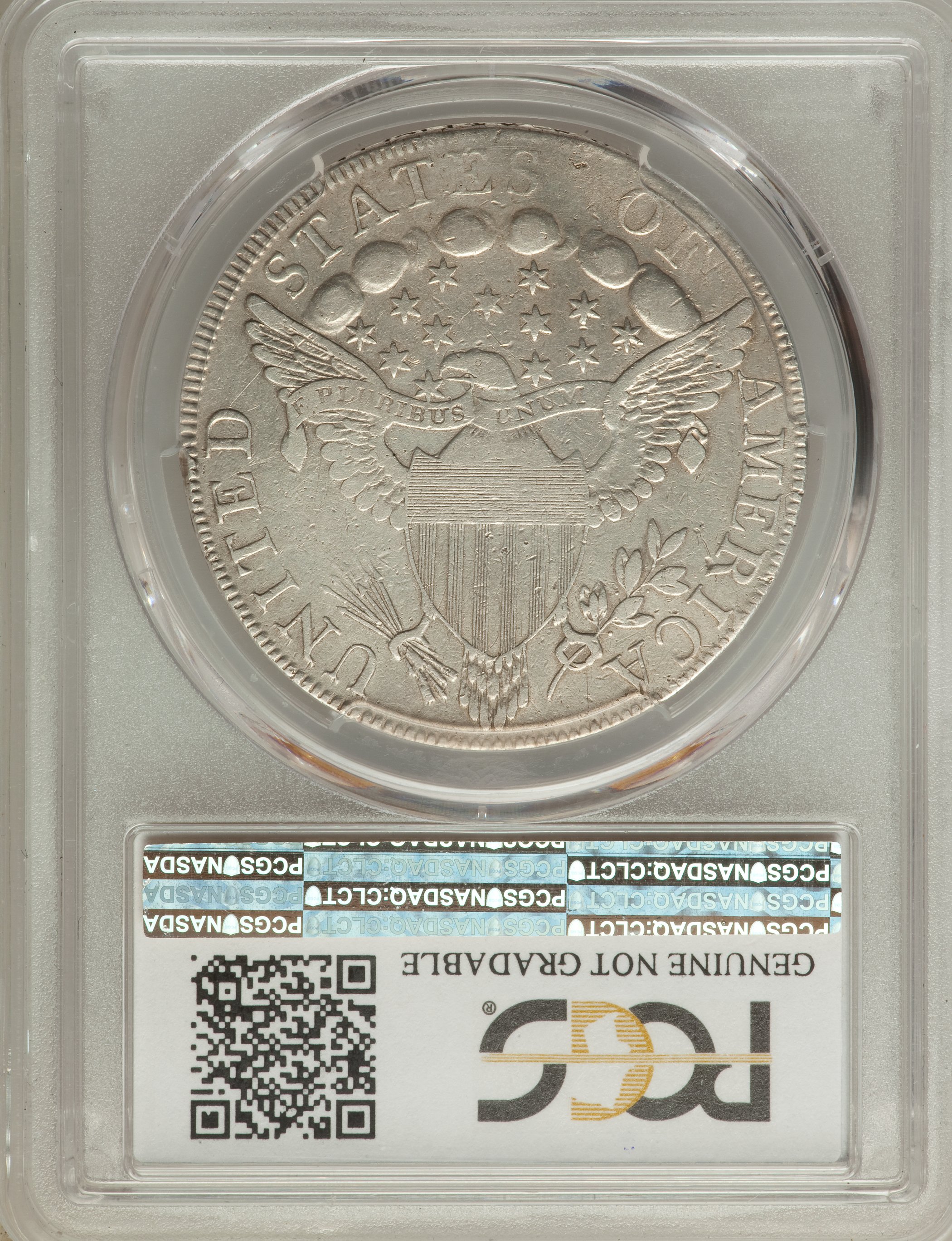 1798 $1  Large Eagle, Pointed 9, 10 Arrows, 5 Vertical Lines, B-17, BB-101 VG10 thumbnail 11