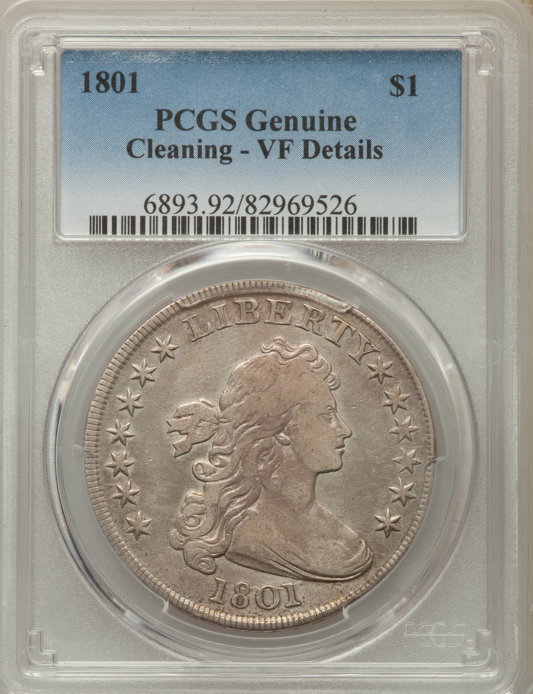1801 $1  B-1, BB-211 AG3 CAC thumbnail 17