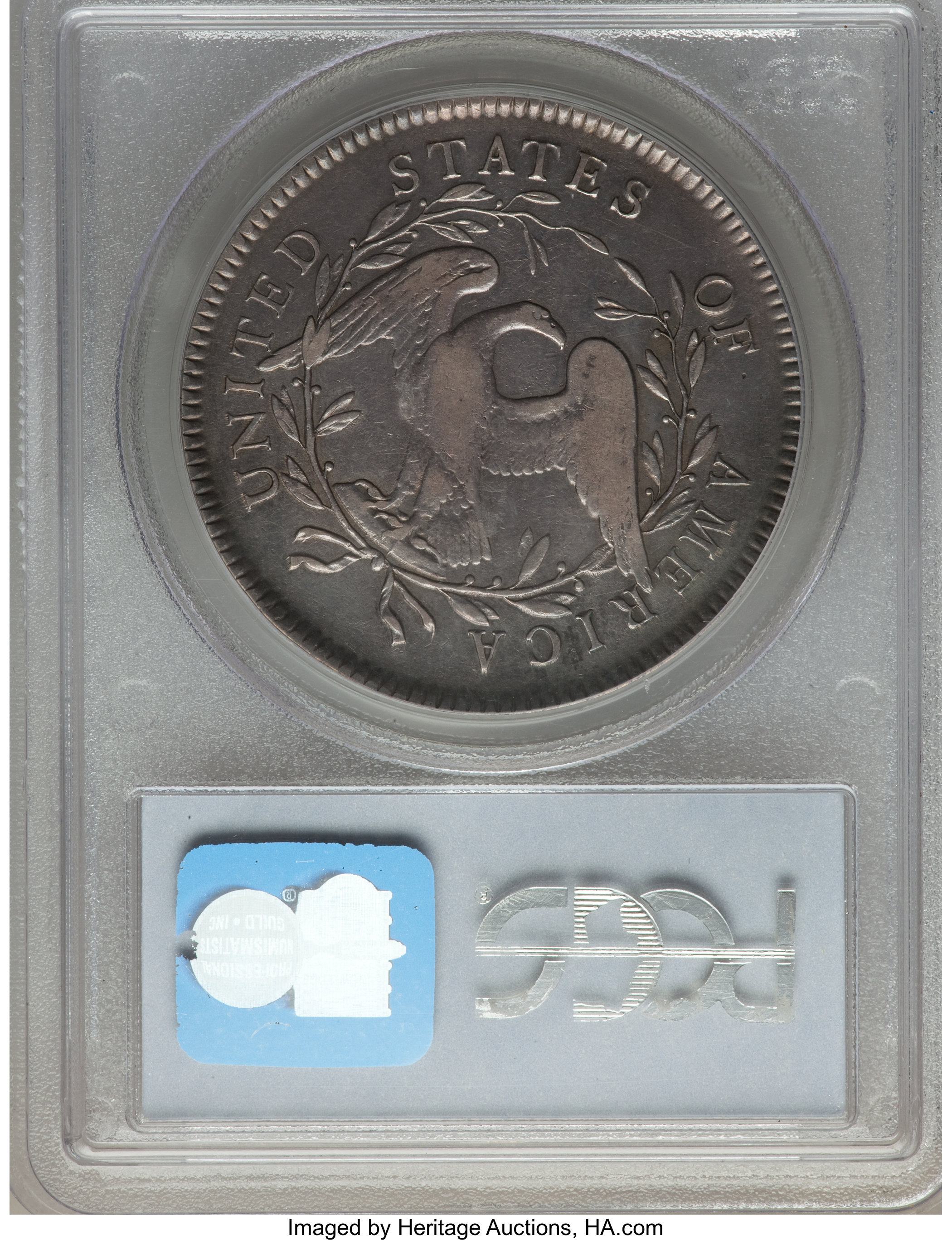 1795 $1  Flowing Hair, 2 Leaves, B-2, BB-20 XF40 thumbnail 8