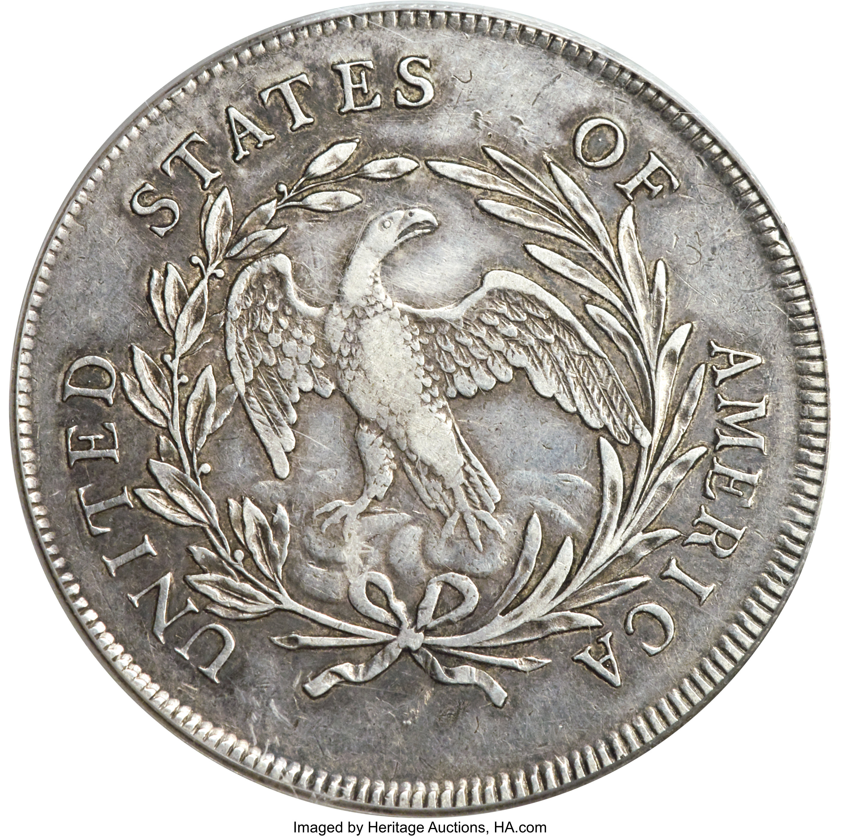 1796 $1  Small Date, Small Letters, B-2, BB-63 XF45 CAC thumbnail 8