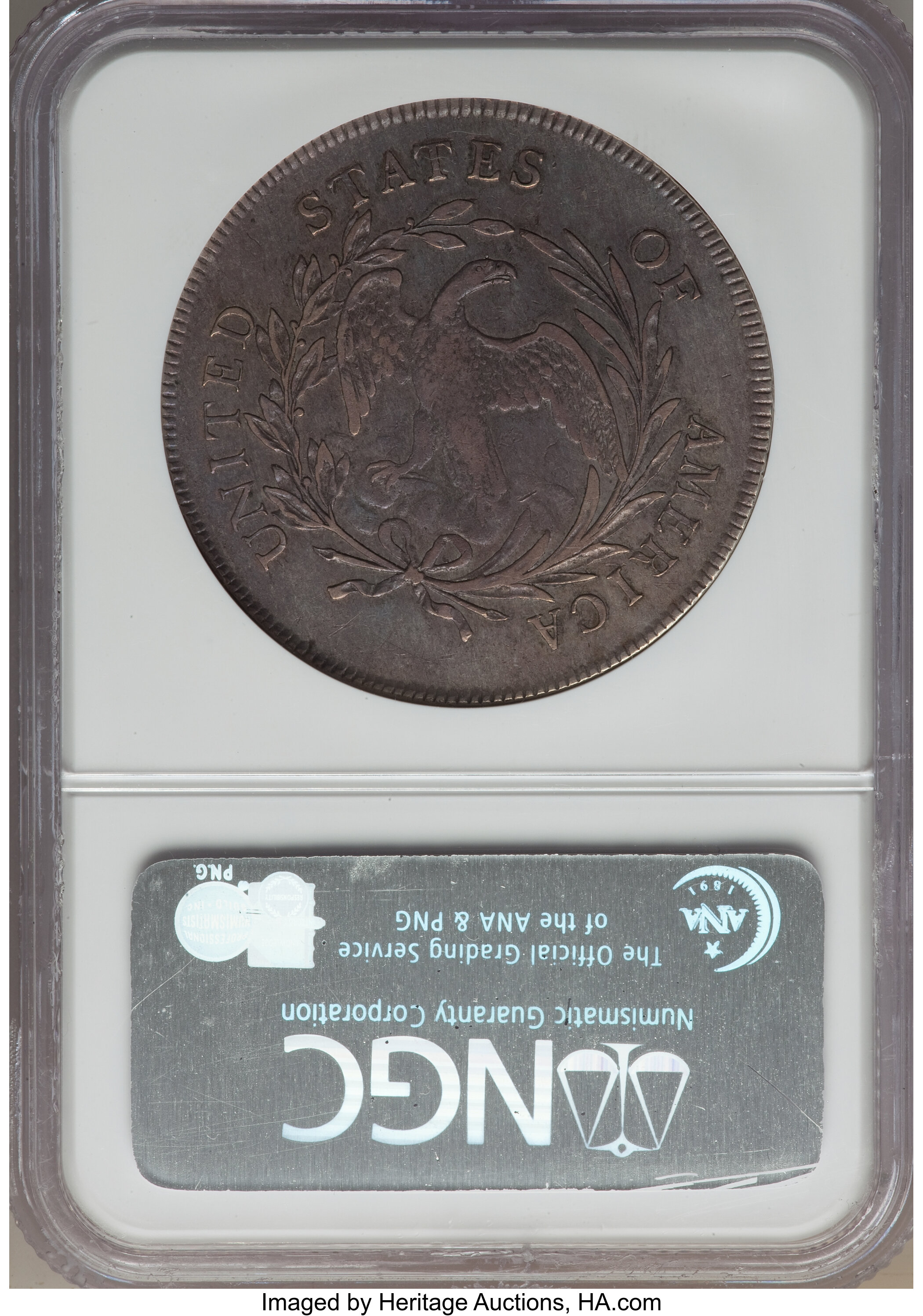 1796 $1  Small Date, Small Letters, B-1, BB-66 AU50 thumbnail 11