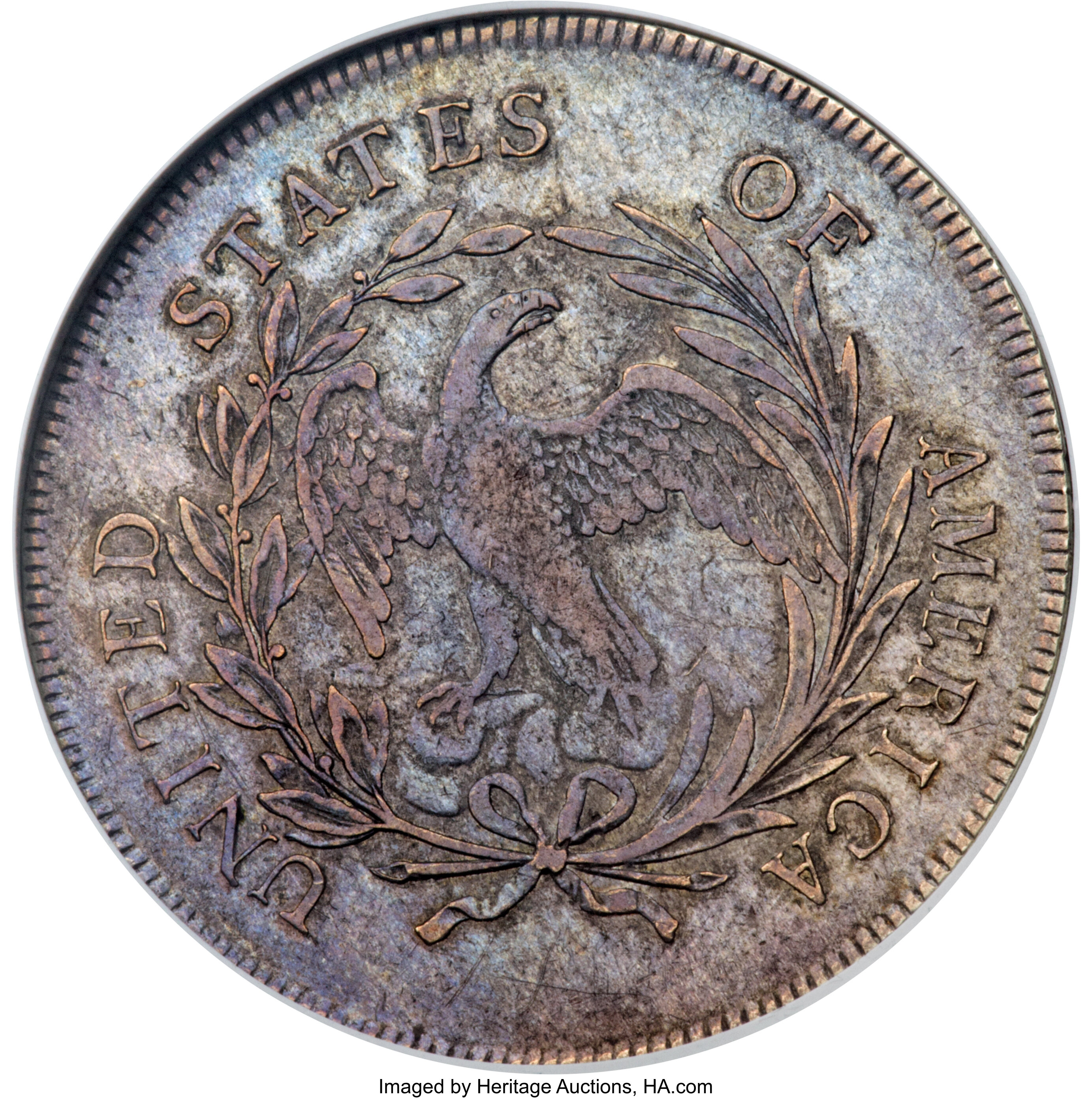 1796 $1  Small Date, Small Letters, B-1, BB-66 AU50 thumbnail 12