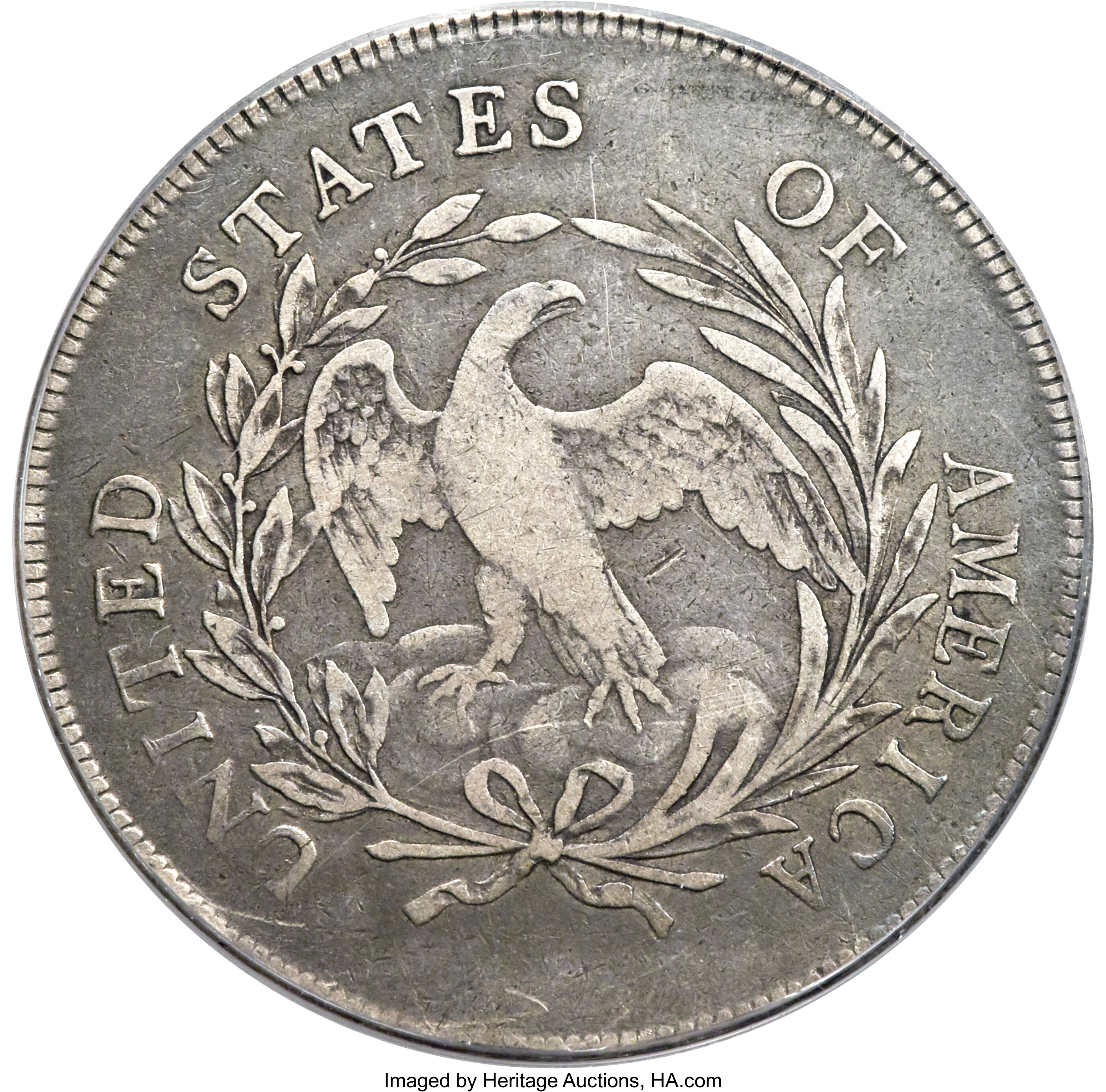 1798 $1  Small Eagle, 15 Stars Obverse, B-2, BB-81 VG10 thumbnail 22