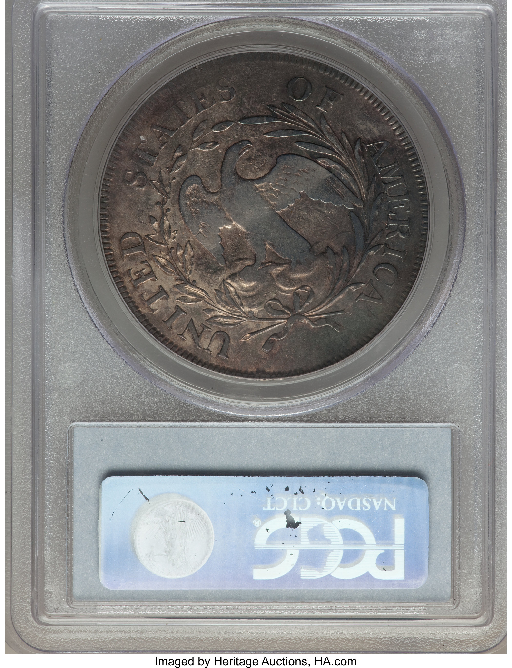 1796 $1  Small Date, Large Letters, B-4, BB-61 AG3 thumbnail 20