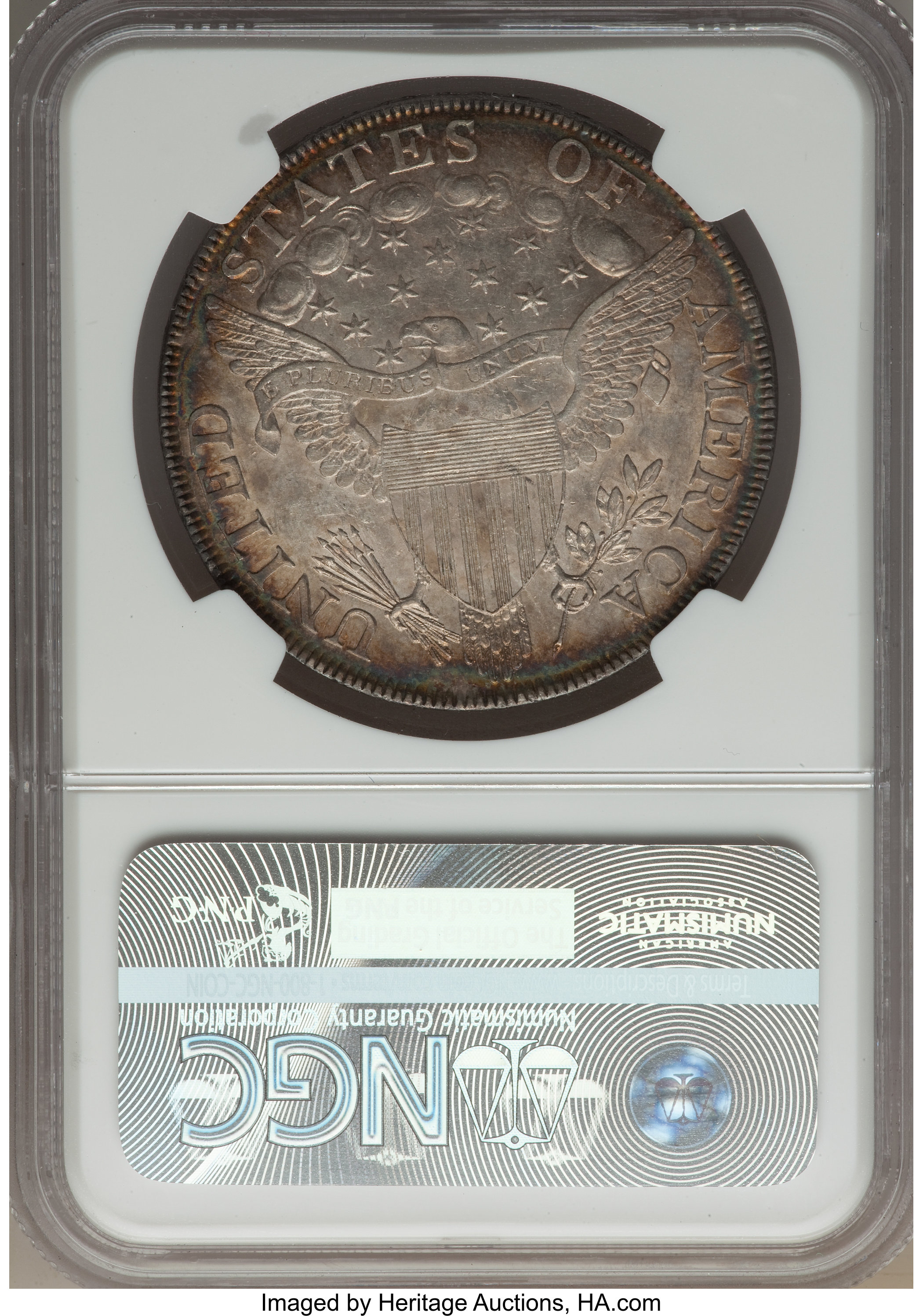 1798 $1  Large Eagle, Pointed 9, Close Date, B-31, BB-115 MS60 thumbnail 6