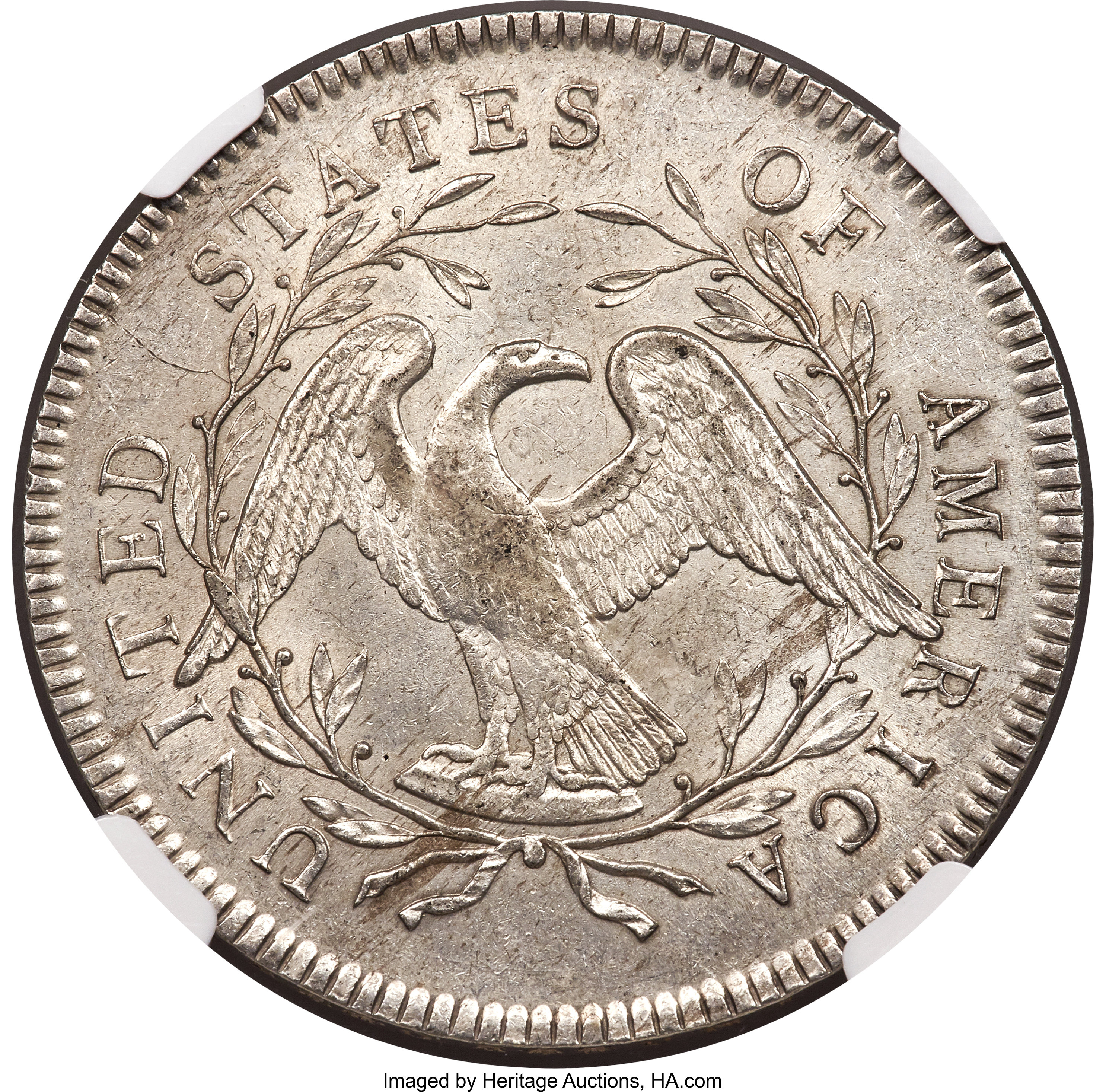 1795 $1  Flowing Hair, 2 Leaves, B-9, BB-13 MS66 thumbnail 3