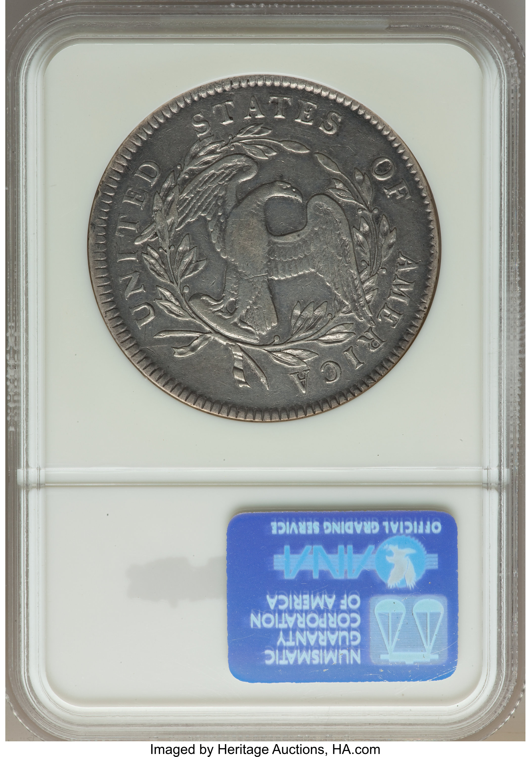 1795 $1  Flowing Hair, 3 Leaves, B-12, BB-26 MS63 CAC thumbnail 13