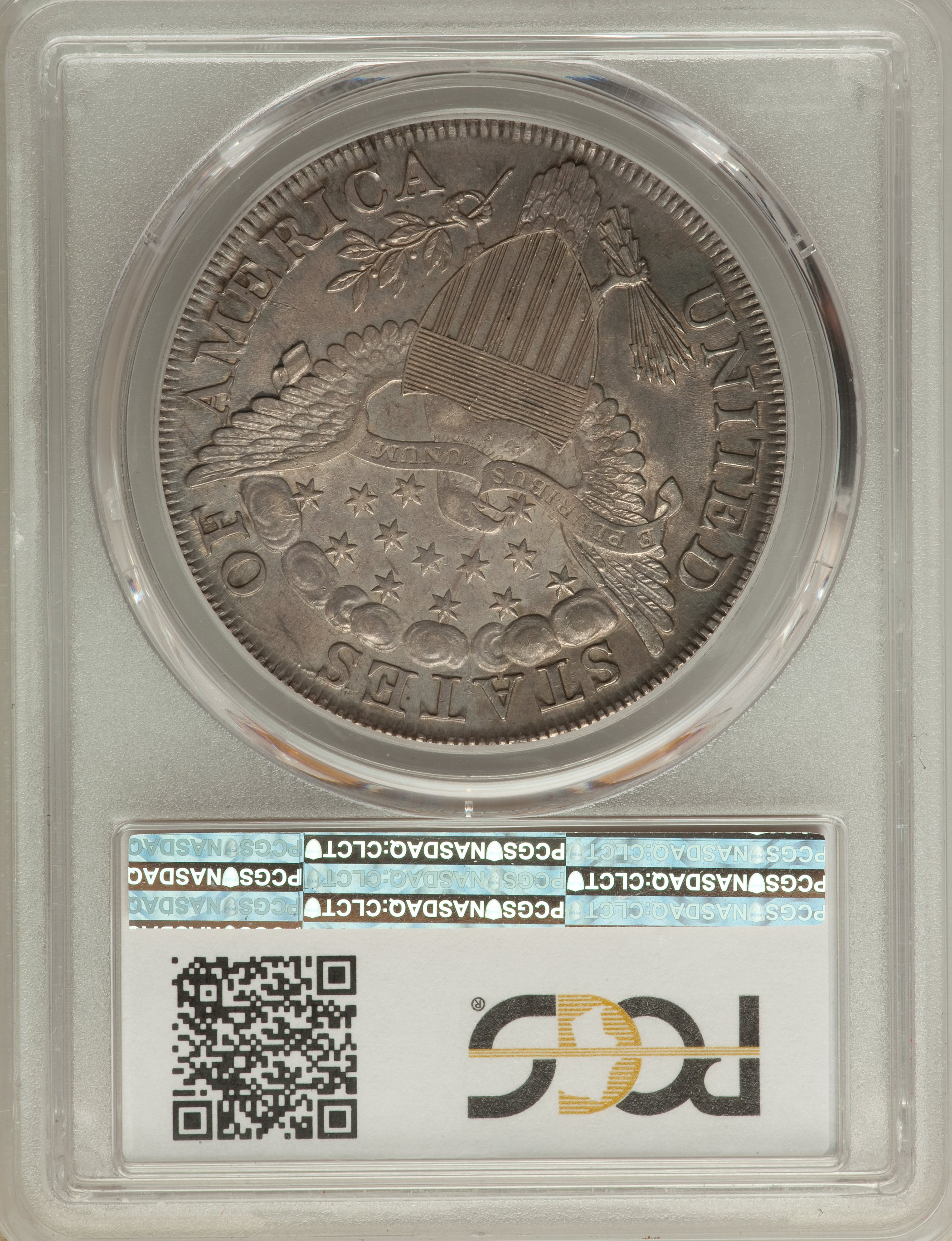 1799 $1  7x6 Stars, B-8, BB-165 AU58 thumbnail 11