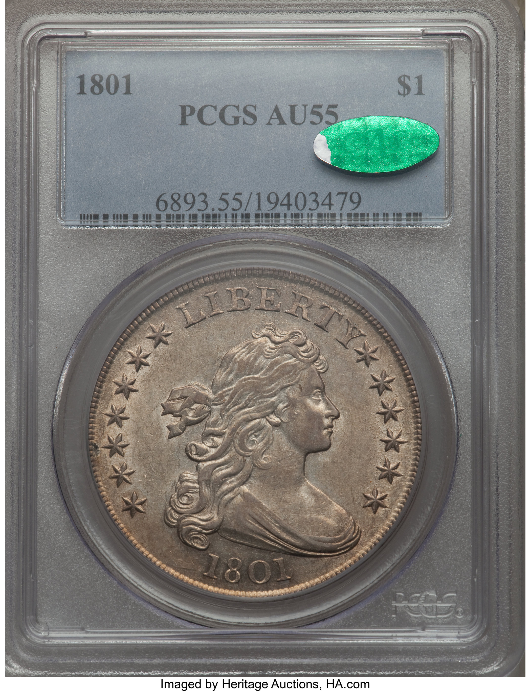 1801 $1  B-3, BB-213 AU55 thumbnail 8