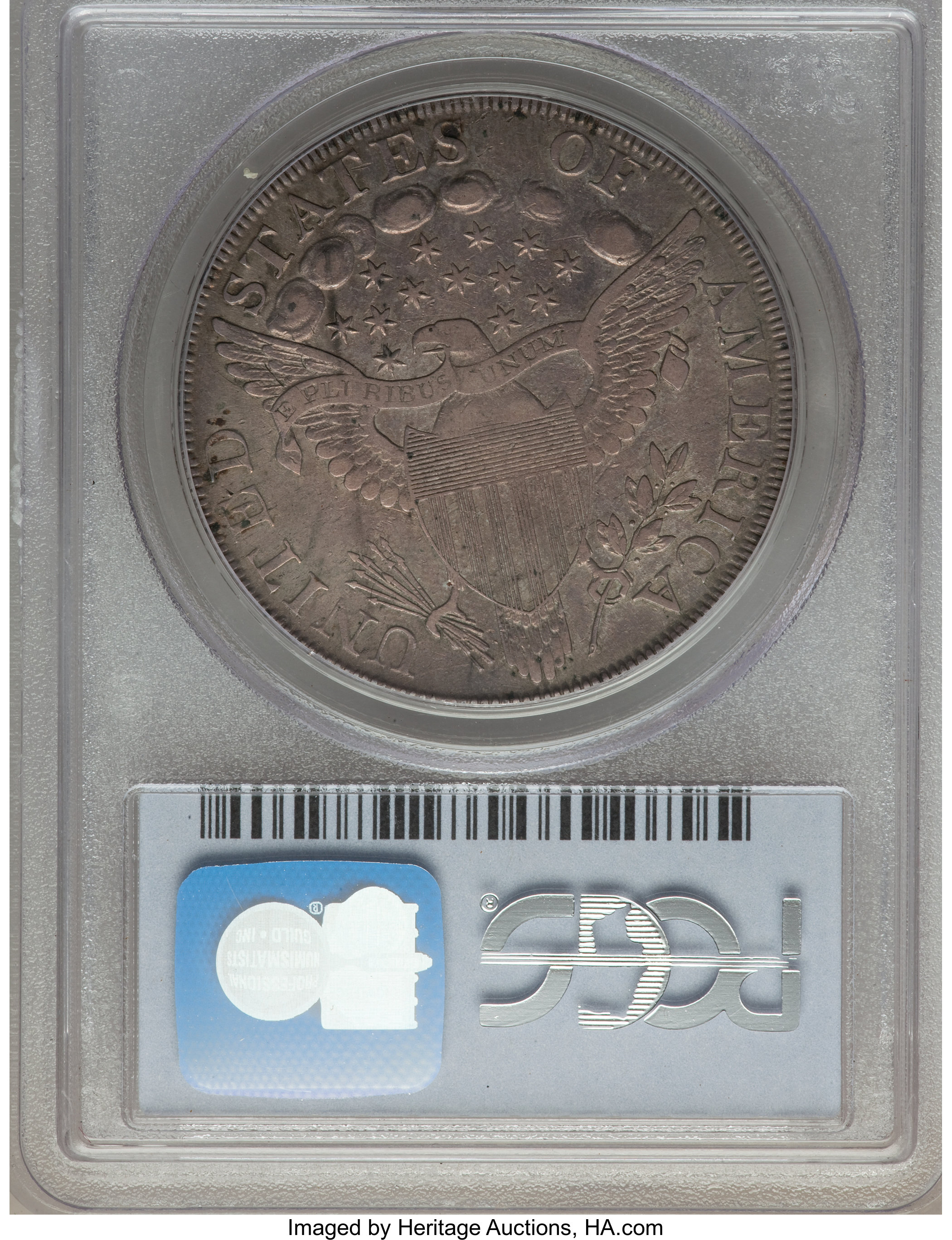 1798 $1  Large Eagle, Pointed 9, 10 Arrows, B-13, BB-108 AG3 CAC thumbnail 21