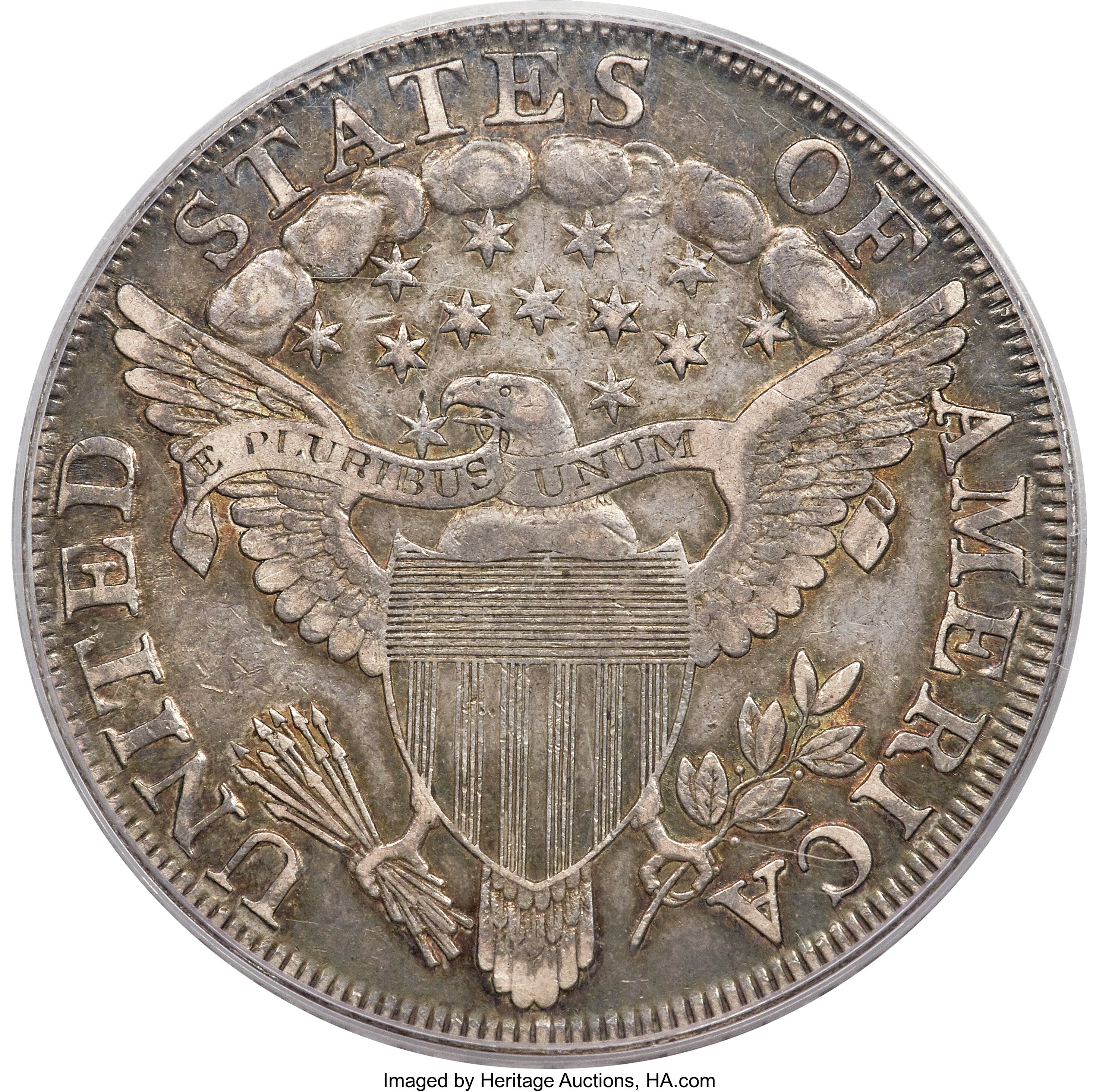 1803 $1  Small 3, B-4, BB-254 XF40 thumbnail 7