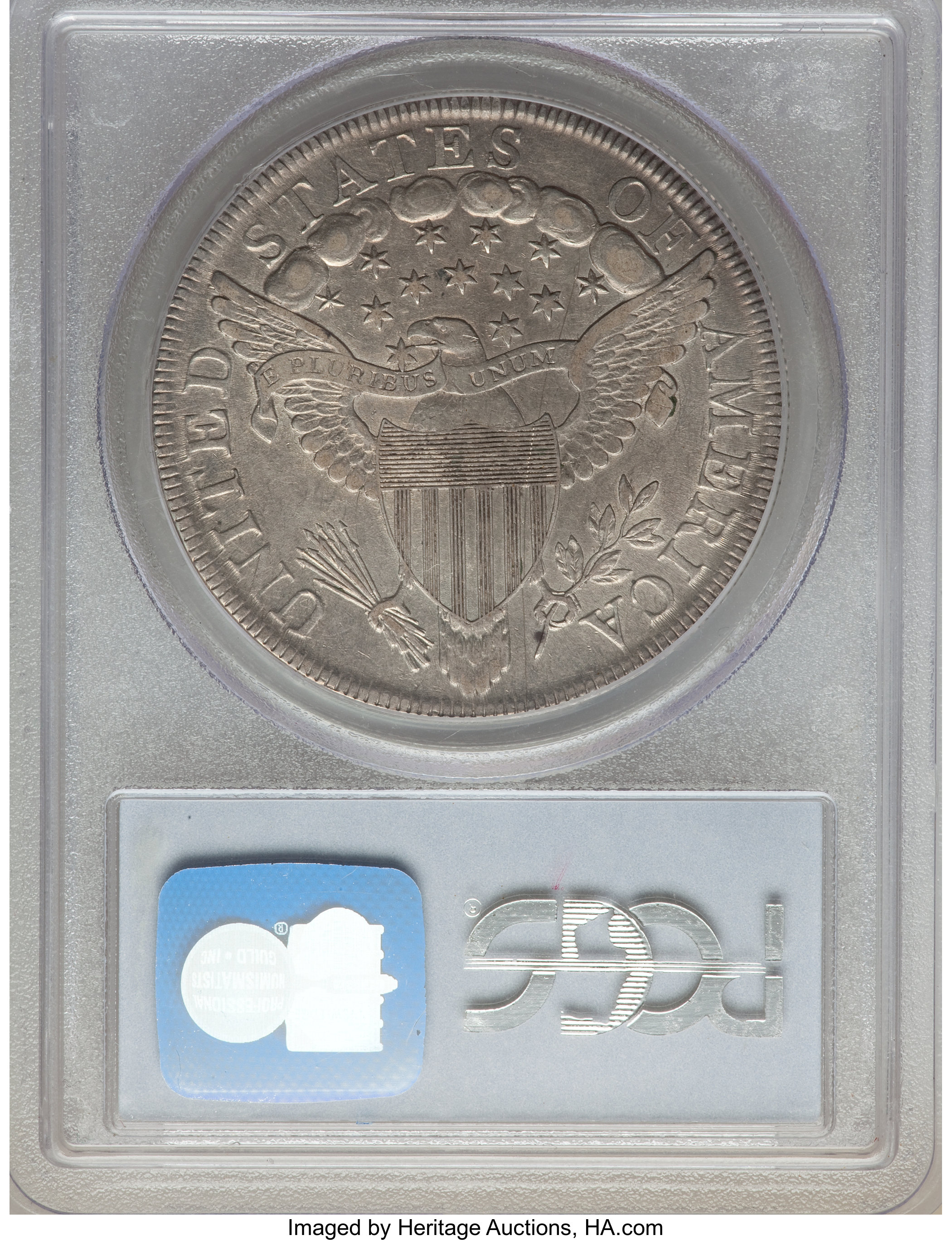 1799 $1  7x6 Stars, B-12, BB-160 AU53 thumbnail 4