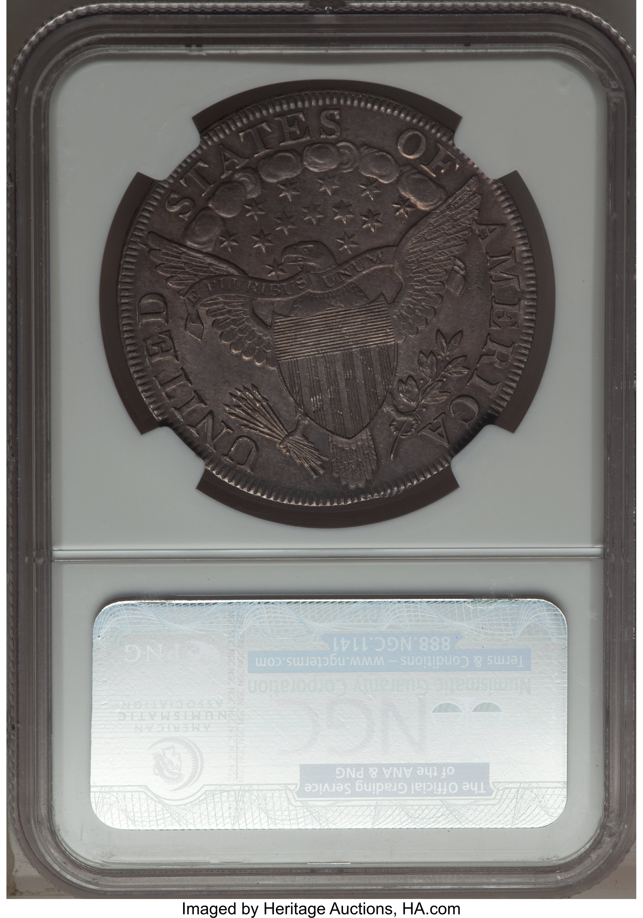 1803 $1  Small 3 MS60 CAC thumbnail 2