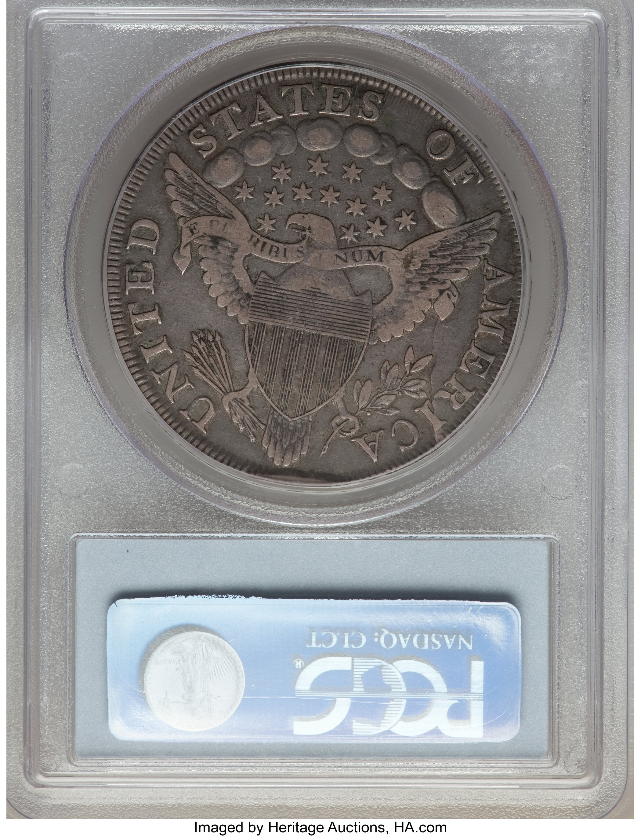 1798 $1  Large Eagle, Pointed 9, Wide Date, B-20, BB-102 G6 thumbnail 16