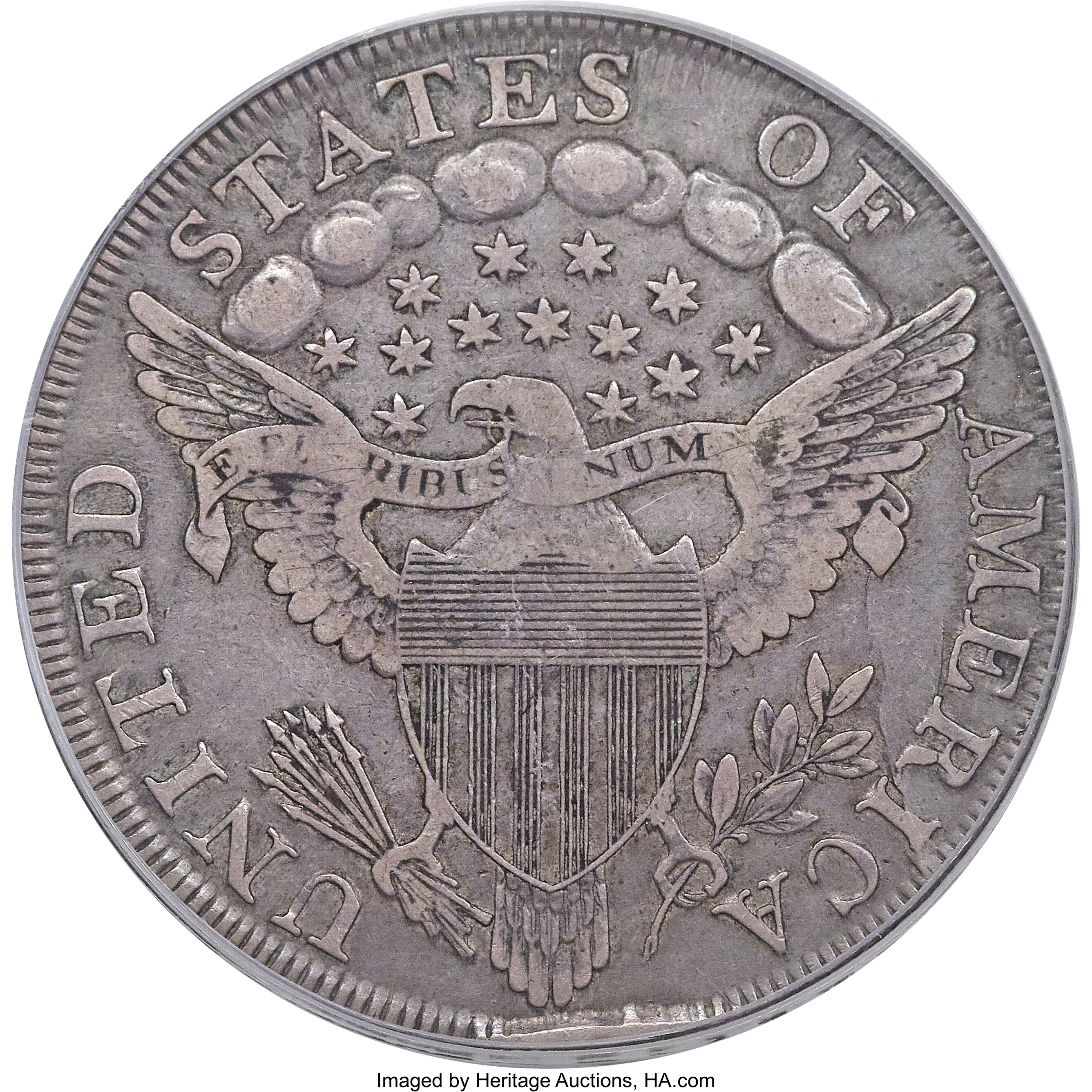 1798 $1  Large Eagle, Pointed 9, Wide Date, B-20, BB-102 G6 thumbnail 17