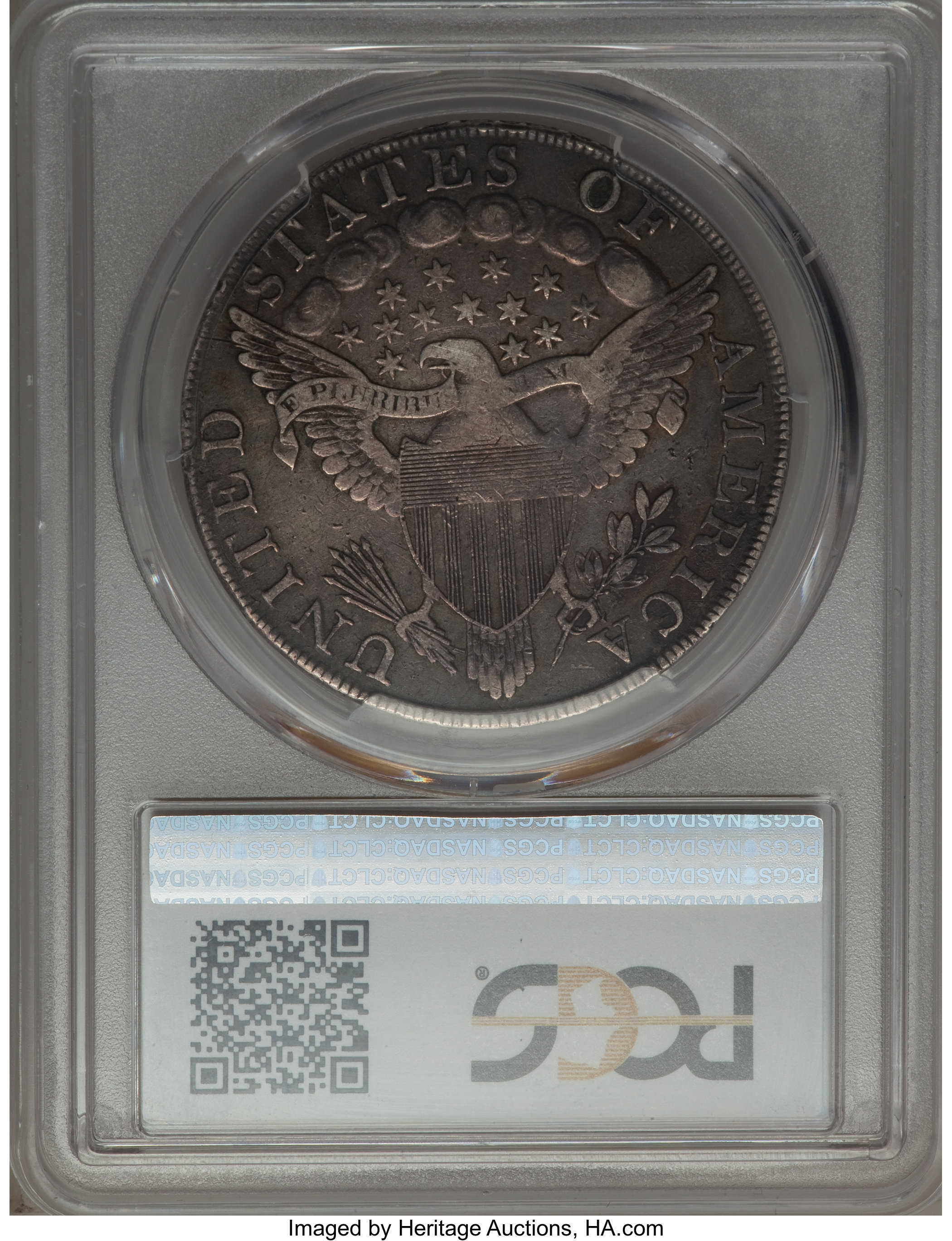 1798 $1  Large Eagle, Pointed 9, Close Date, B-9, BB-121 VG10 thumbnail 20
