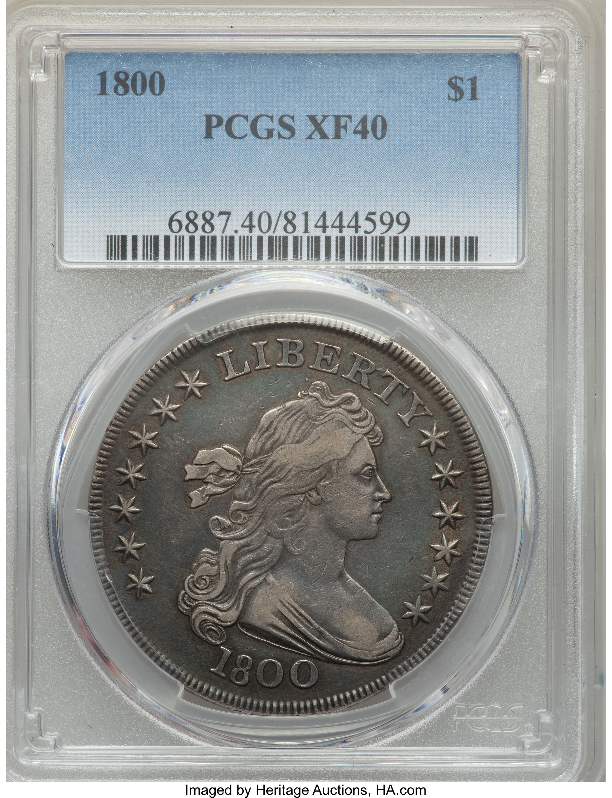 1800 $1  B-16, BB-187 AG3 thumbnail 26